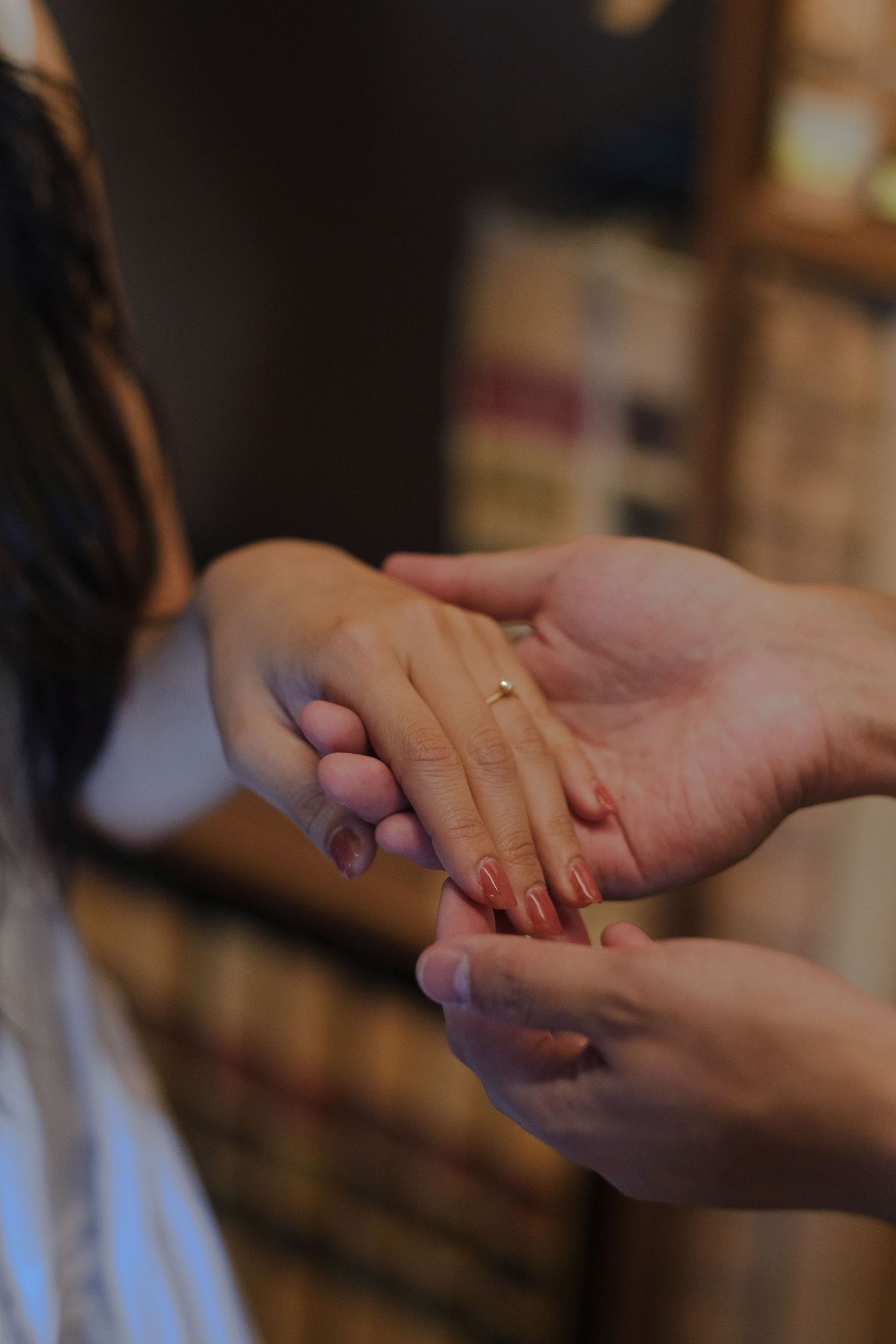Wedding proposal at the Bodleian Library in Oxford
