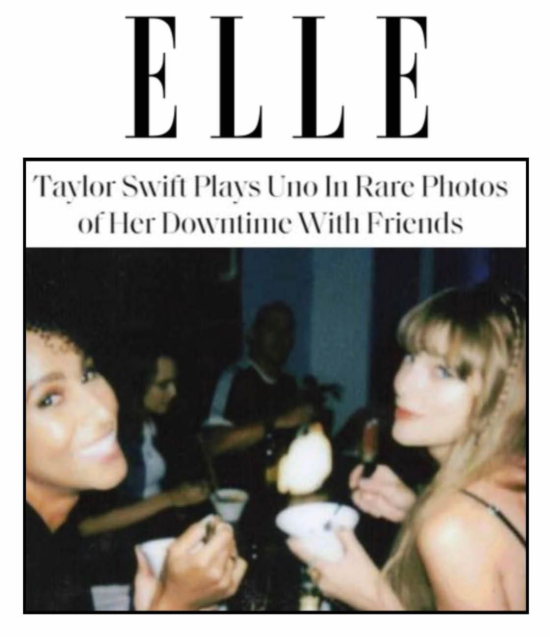Elle Press Taylor Swift at Questlove's Game Night