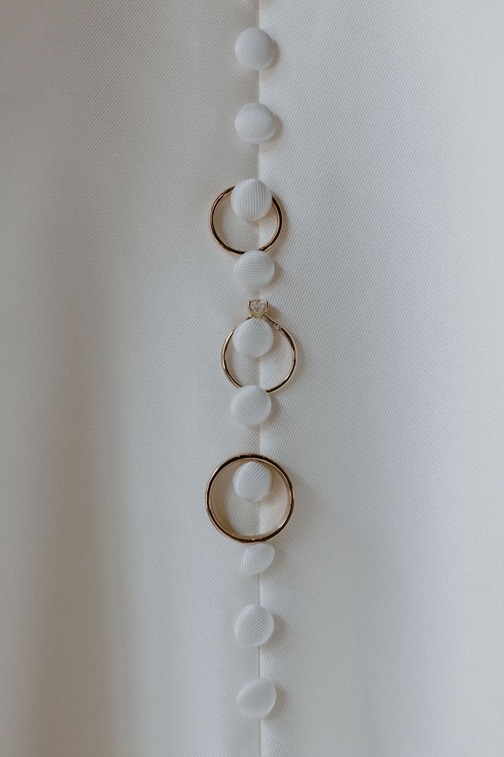 Wedding rings at Knoxville wedding, Mill & Mine and Bleak House