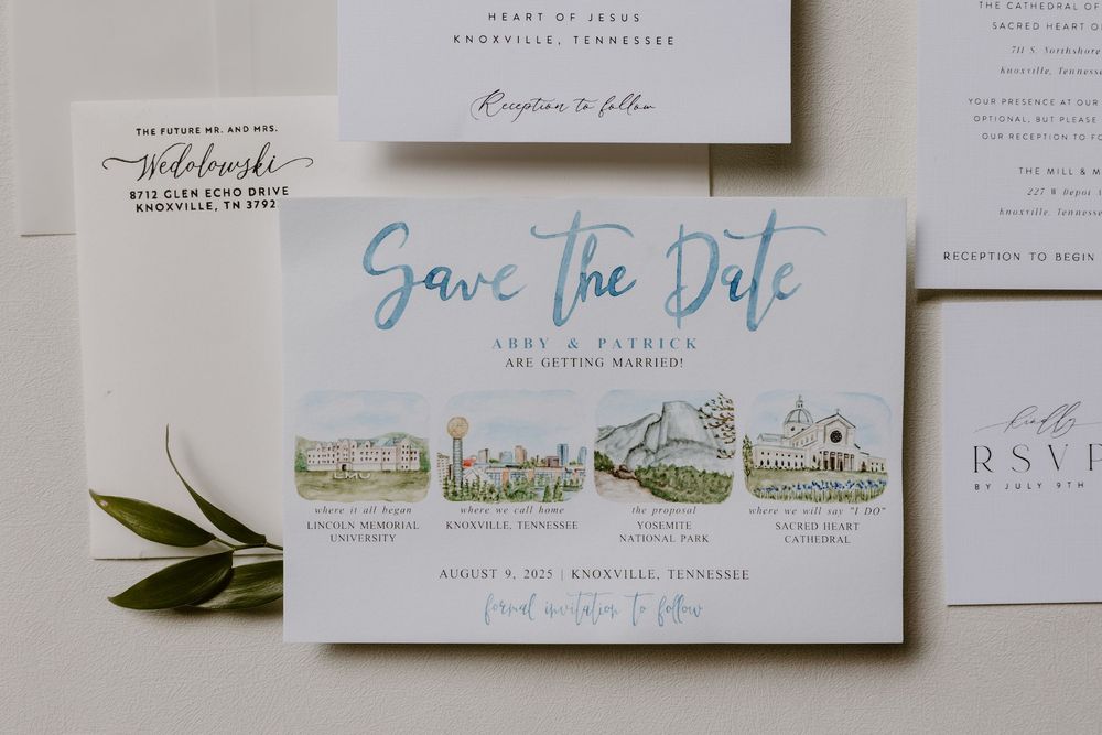 Elegant Knoxville wedding décor, multi-venue day including Mill & Mine and Bleak House