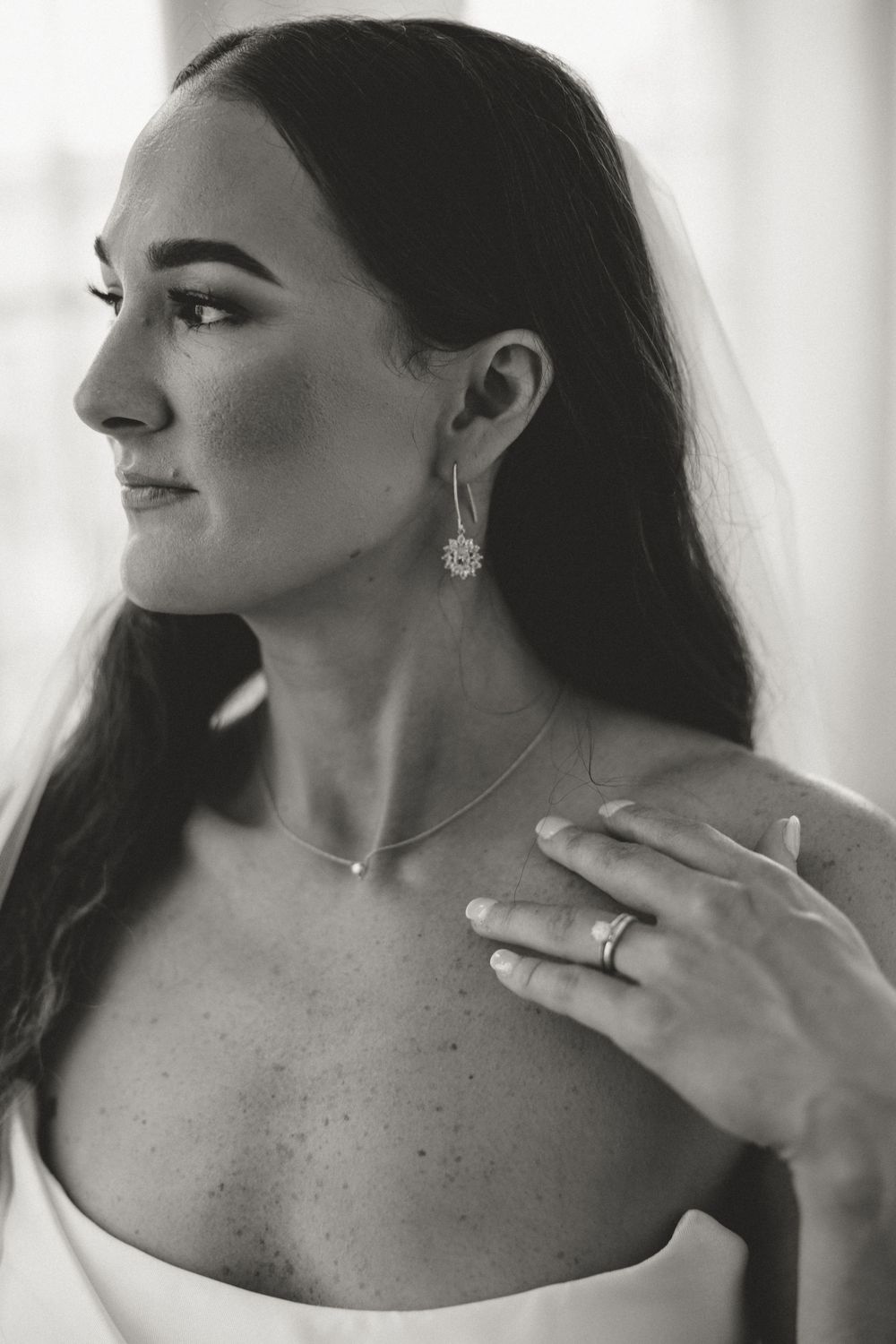 Bridal details at Mill & Mine wedding, Knoxville TN, editorial wedding photography