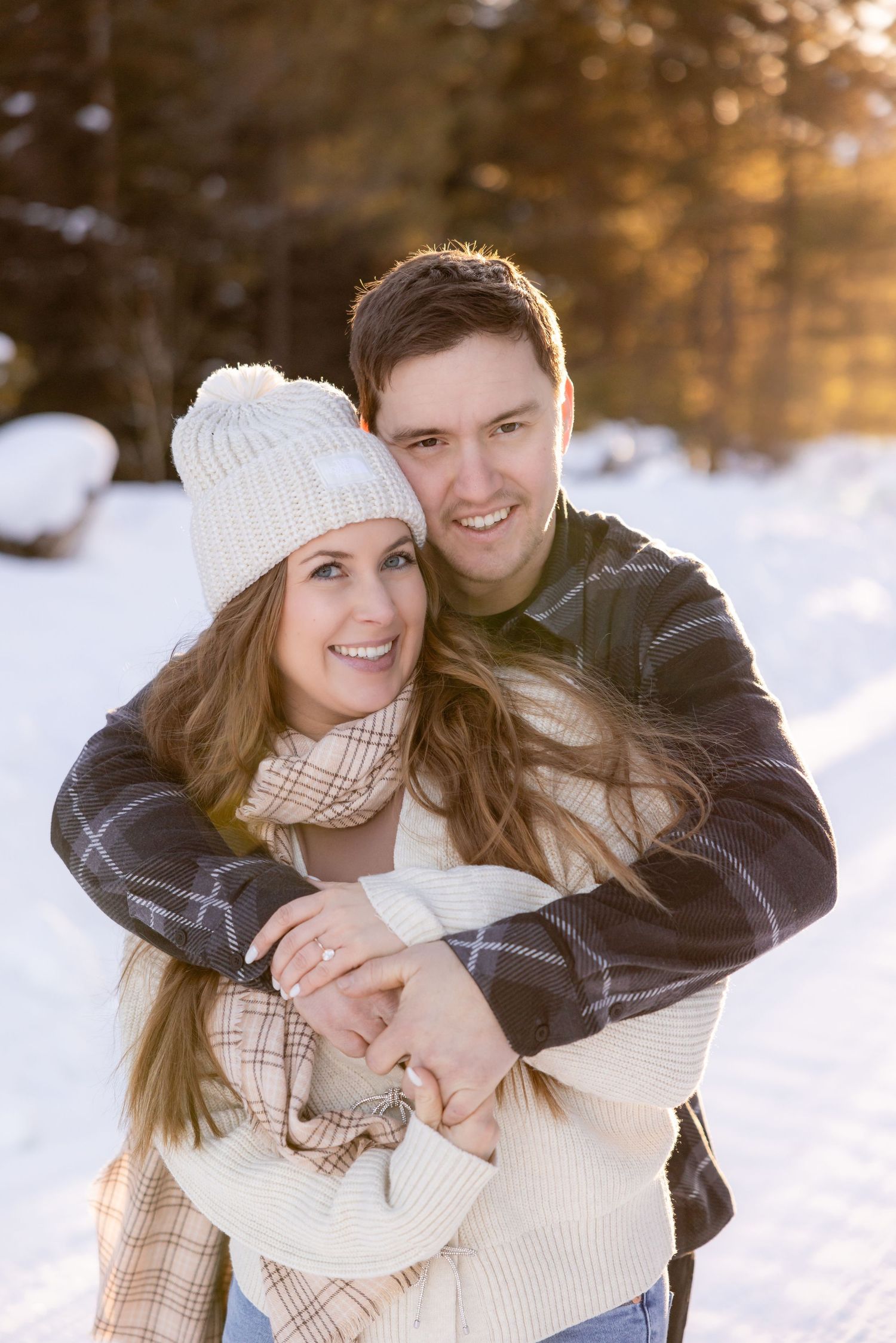 Couples photo session in Winter Park Colorado engagement