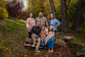 Boise River Eagle Idaho behind Bar de Nay family photo