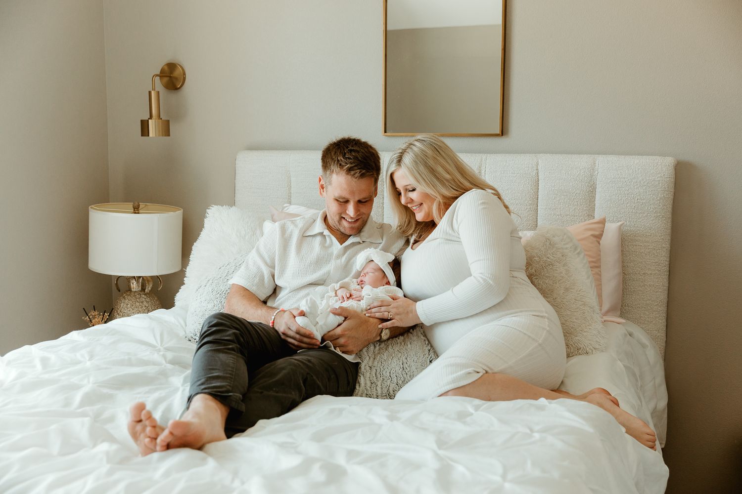 In home Newborn Lifestyle Portrait Session Motherhood Photographer Dallas Tyler Northeast Texas