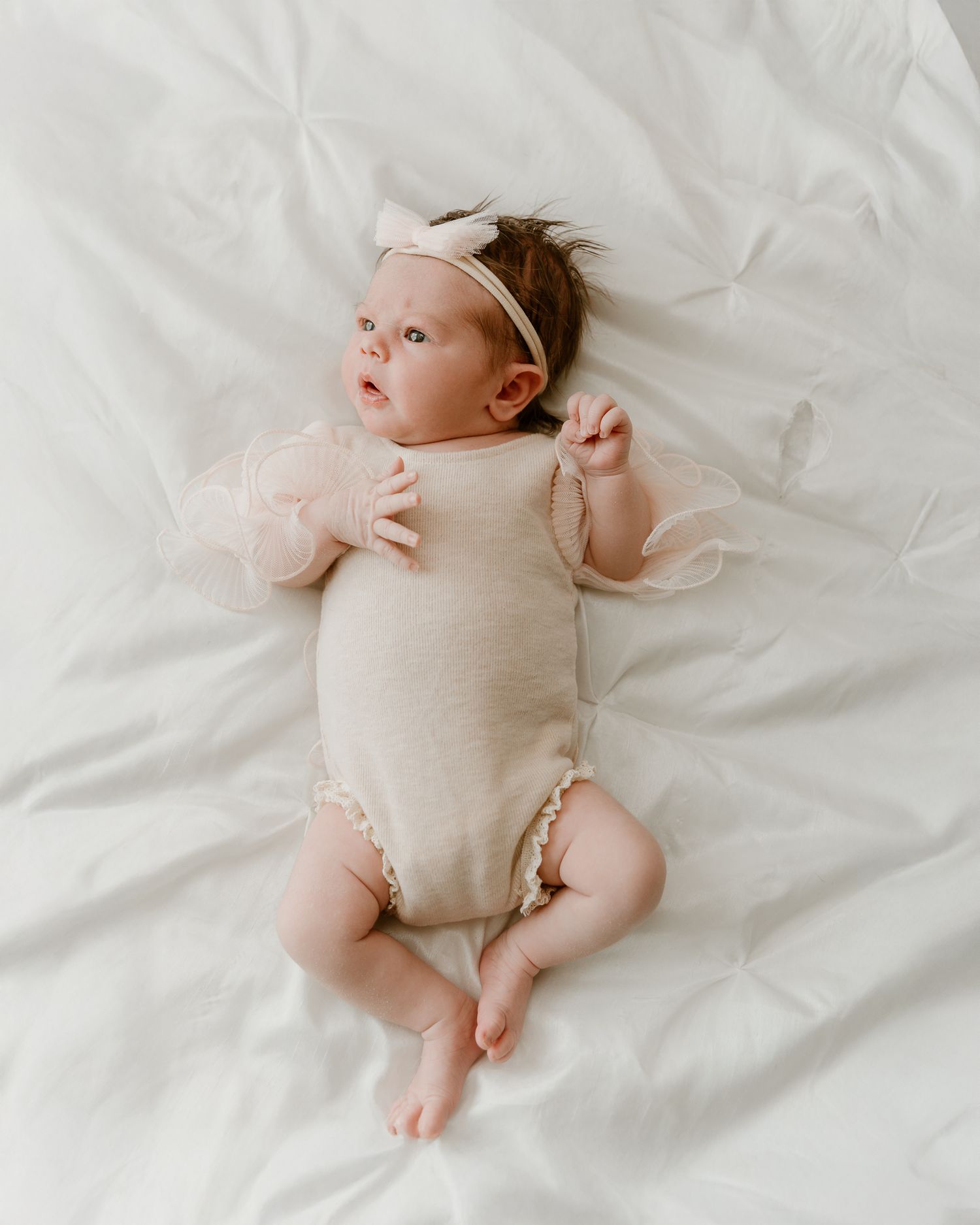 In home newborn photo session Tyler Texas