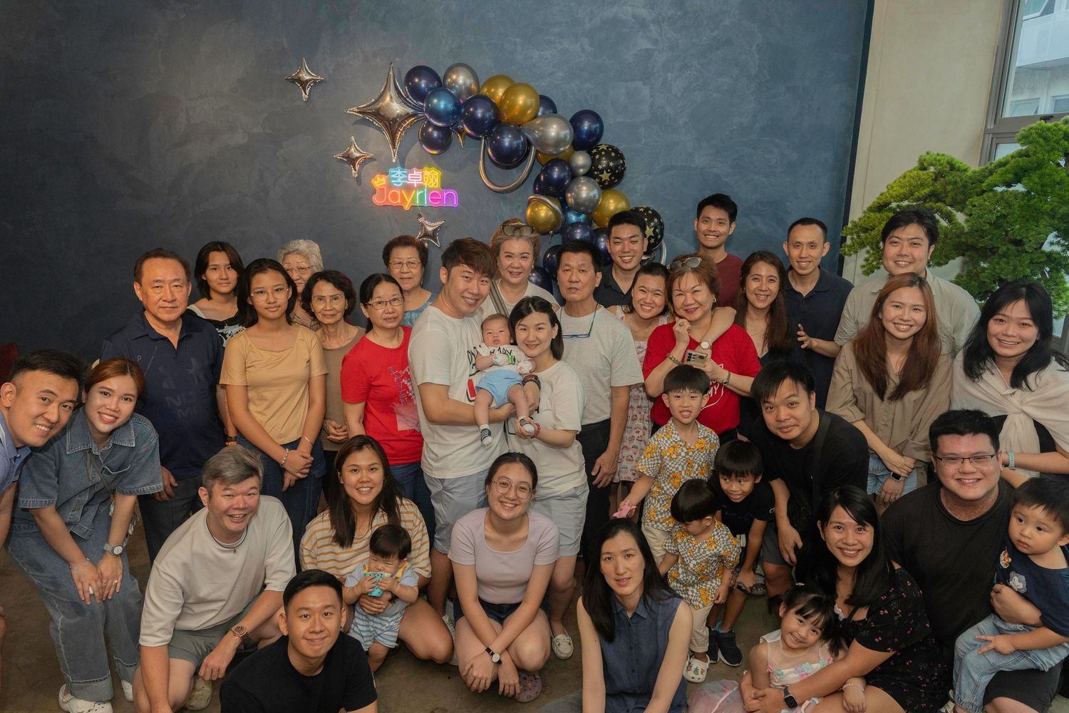 A collection of group photos showing diverse teams posing together in various indoor and outdoor settings.