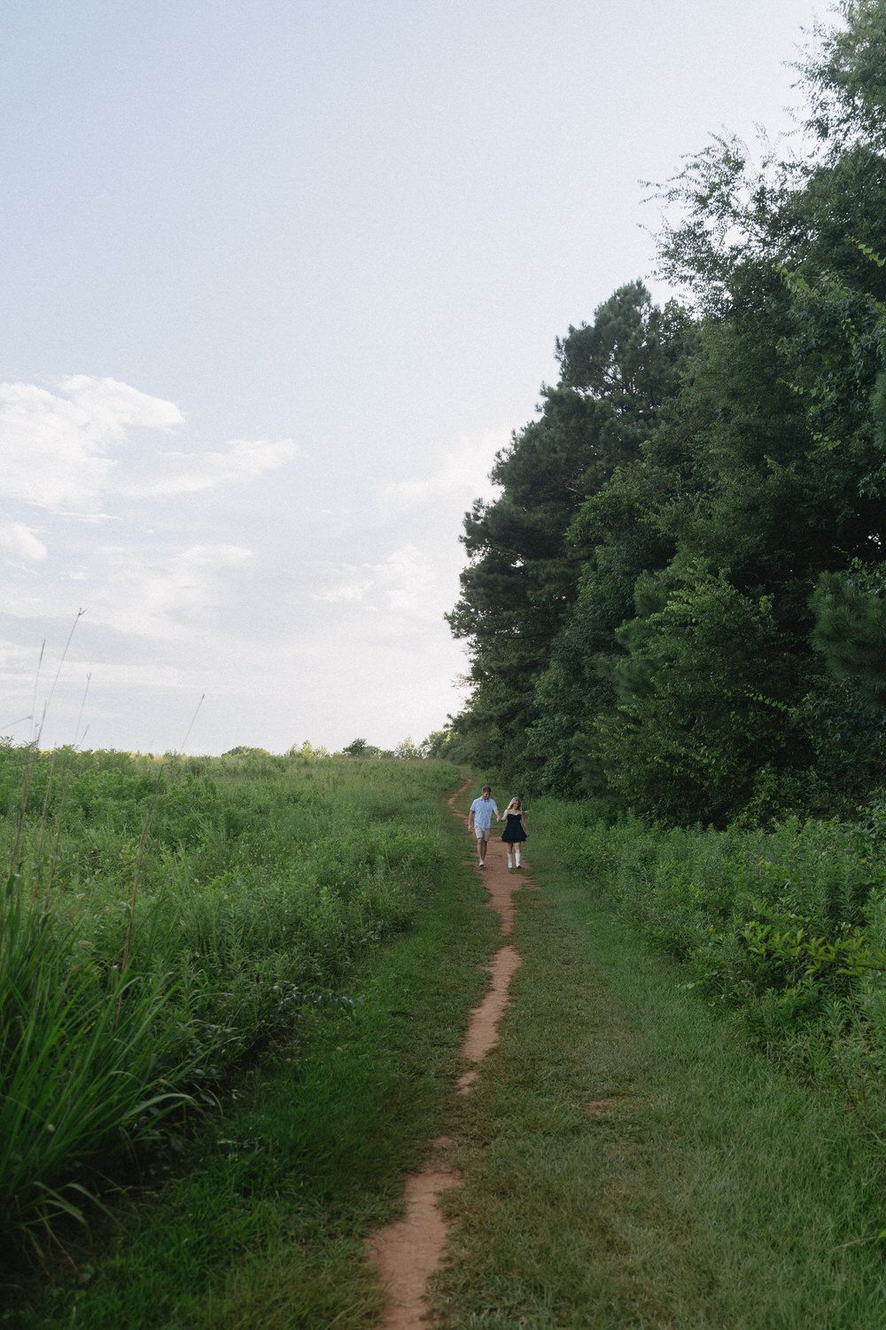 Intimate summertime couples portraits in the Appalachian Mountains.