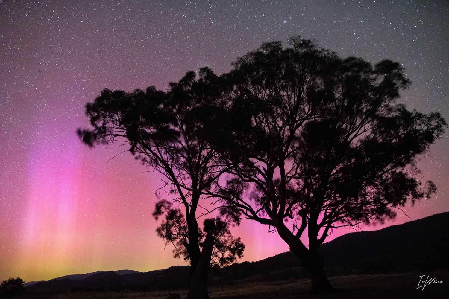 Aurora Australis, Canberra area