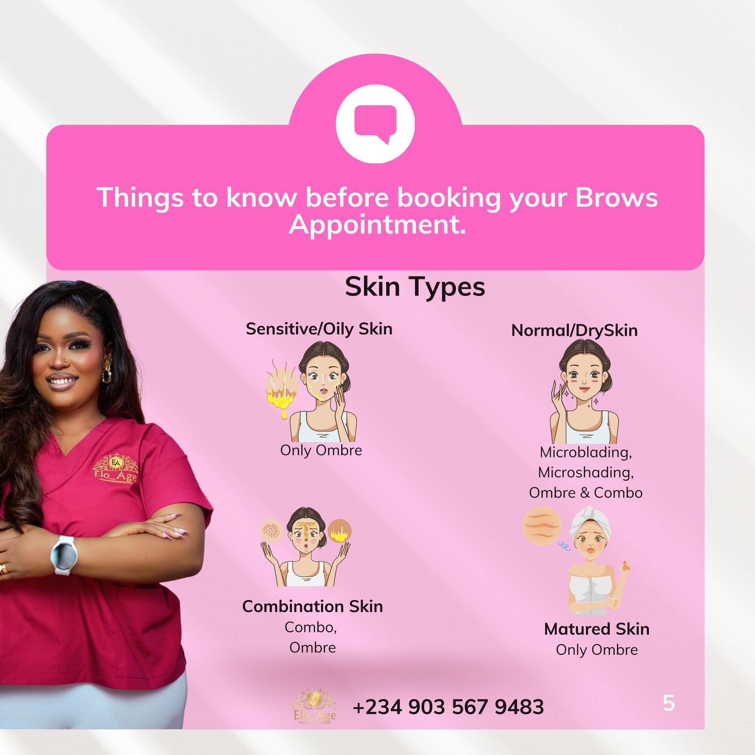 Things to know before you book for brows at the Best Studio in Warri and Ikeja.
Affordable and professional Staff.
Cozzy atmosphere