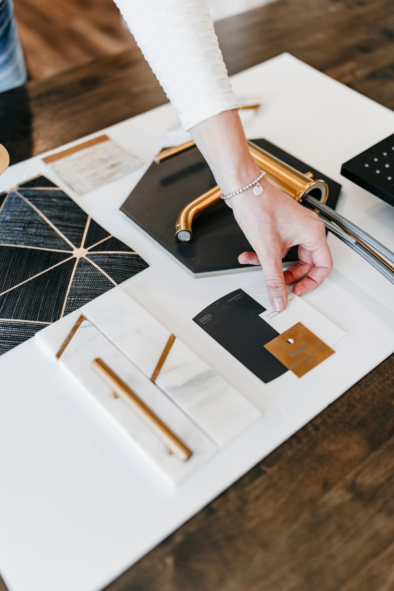Branding session for a Wisconsin interior designer who works with Kohler products