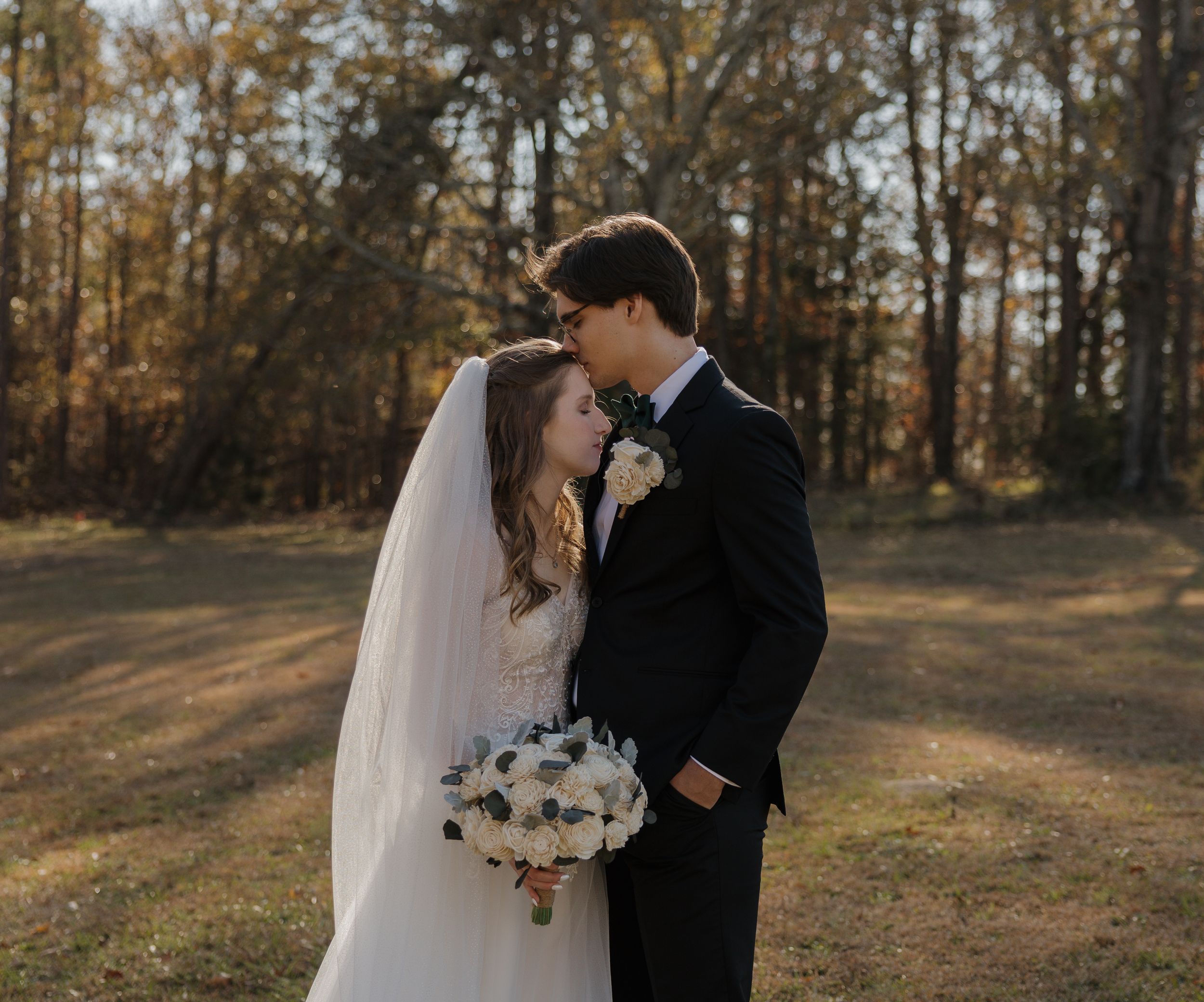Couple's portraits on your wedding day