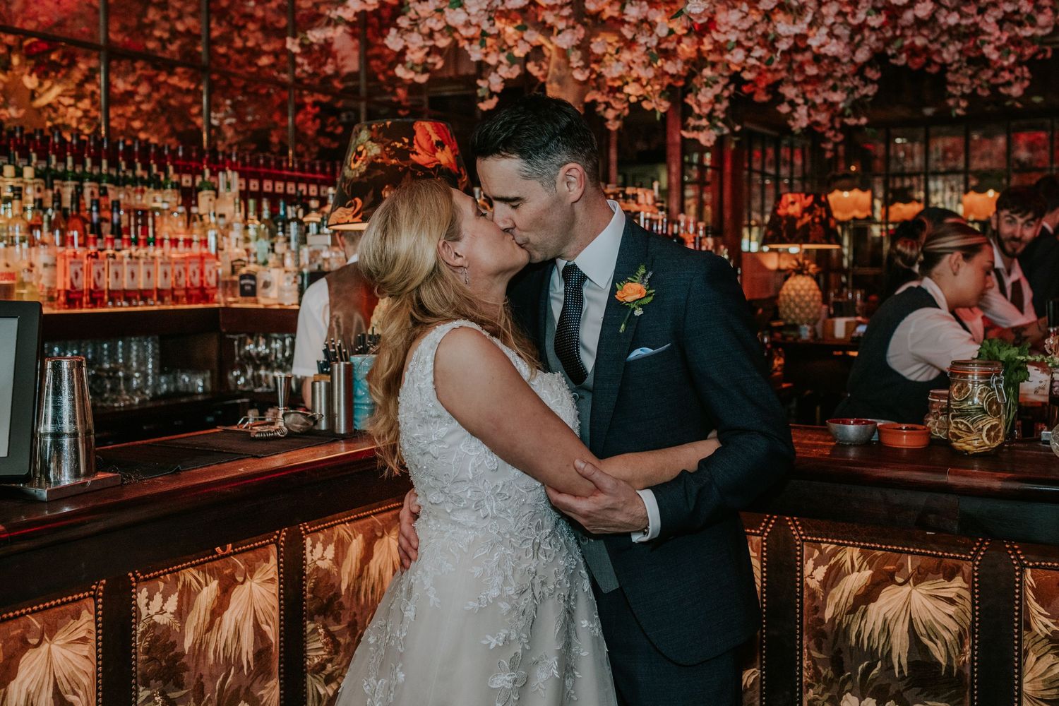 Photo of bride and groom at House Botanic