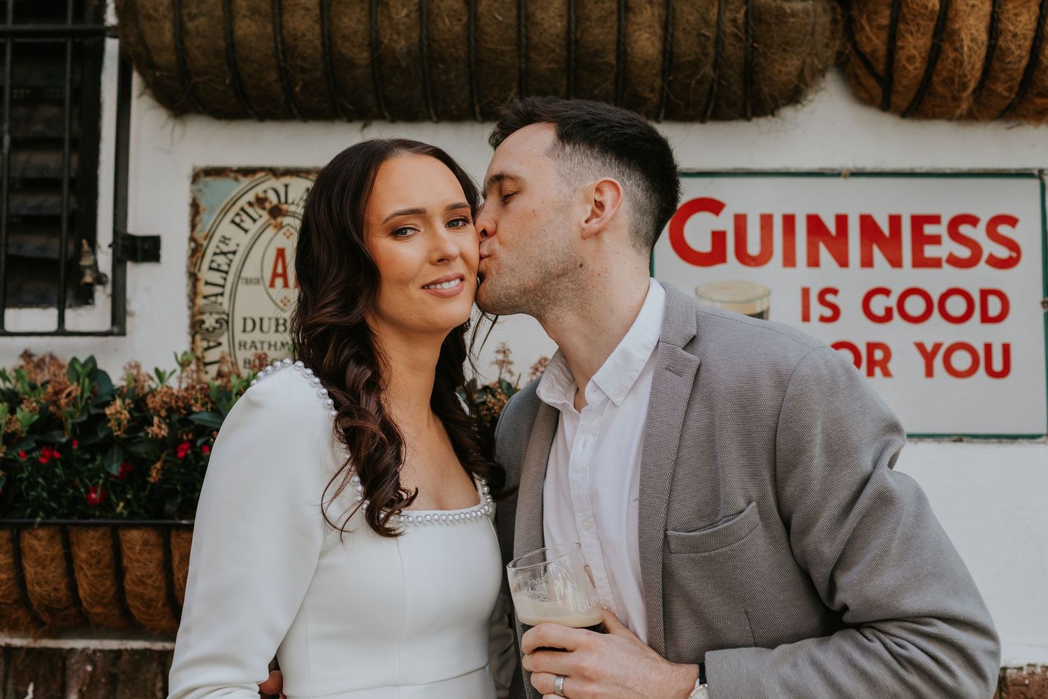 Cathedral Quarter bridal photos