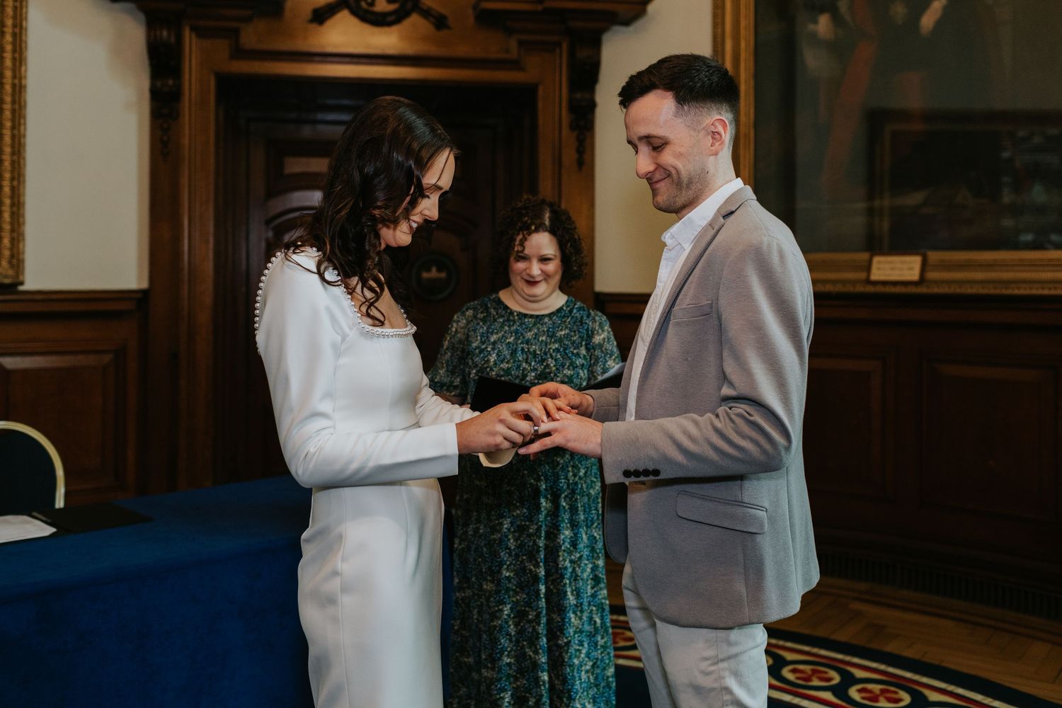 Intimate Belfast City Hall wedding