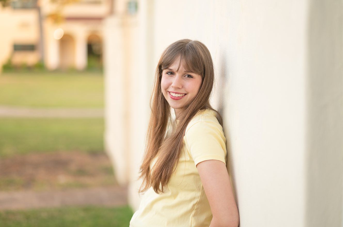Senior Girl Photo Session in Downtown Bartlesville and OKWU by Bartlesville PHotographer Kristi Bray PHotography