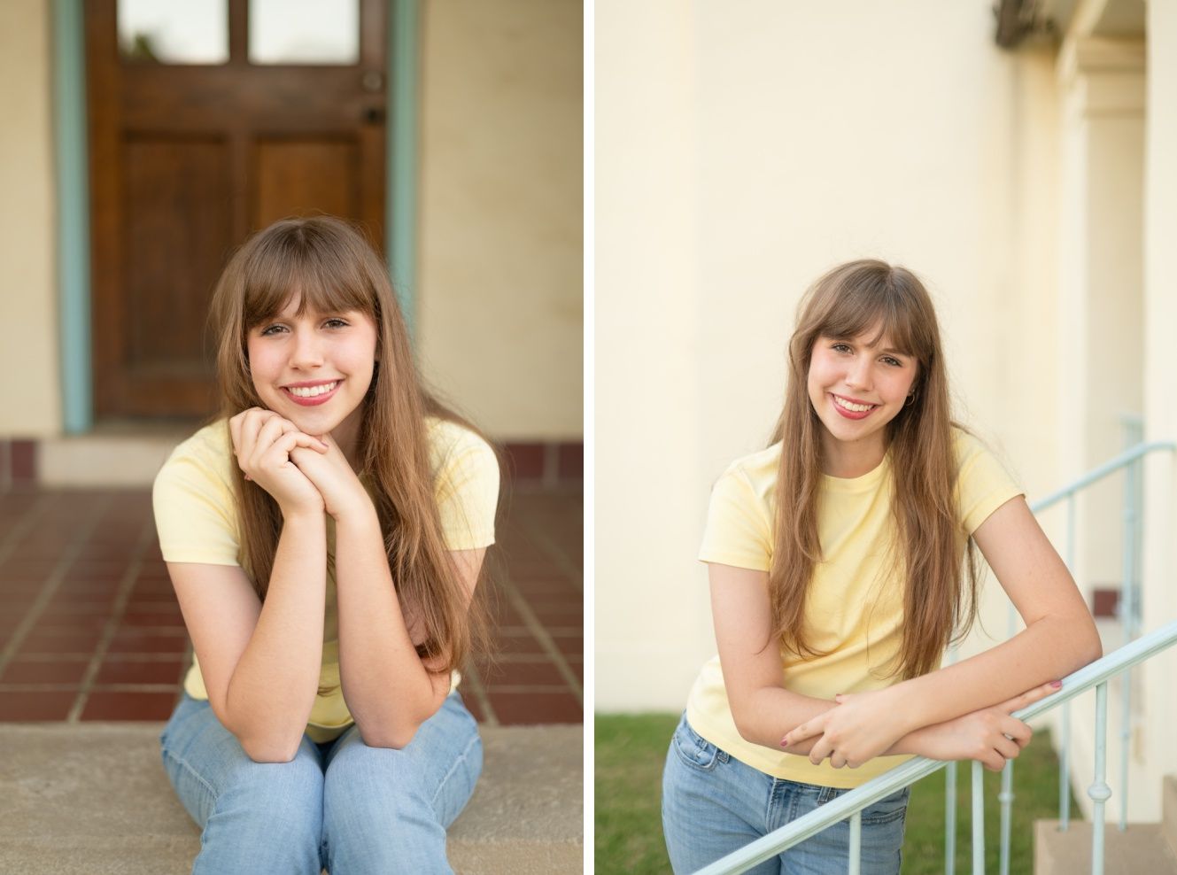 Senior Girl Photo Session in Downtown Bartlesville and OKWU by Bartlesville PHotographer Kristi Bray