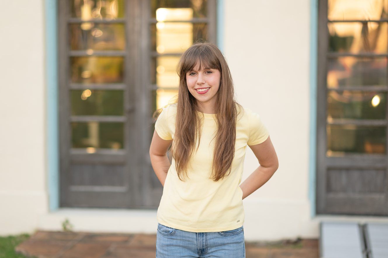 Senior Girl Photo Session in Downtown Bartlesville and OKWU by Bartlesville PHotographer Kristi Bray