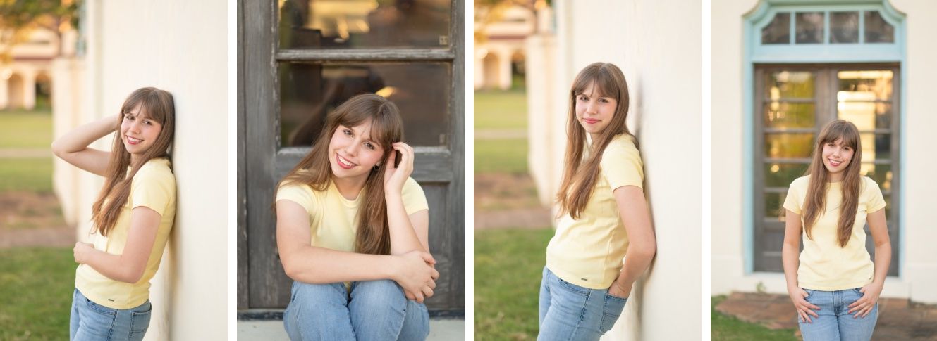 Senior Girl Photo Session in Downtown Bartlesville and OKWU by Bartlesville PHotographer Kristi Bray