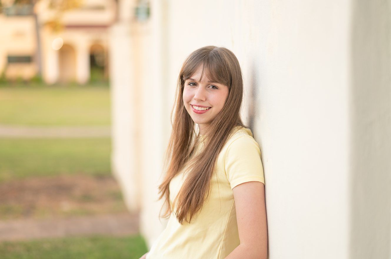 Senior Girl Photo Session in Downtown Bartlesville and OKWU by Bartlesville PHotographer Kristi Bray PHotography