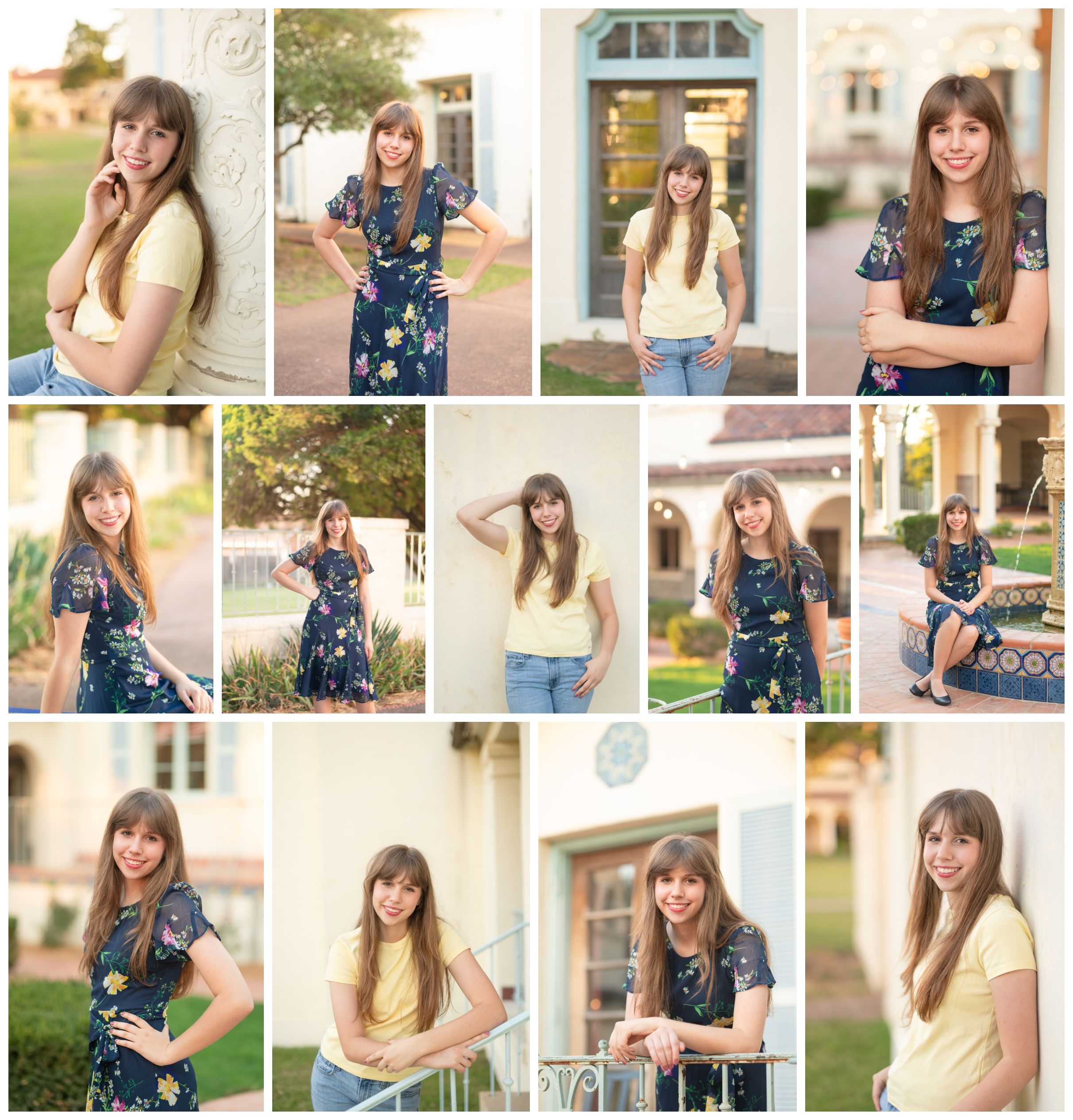 Senior Girl Photo Session in Downtown Bartlesville and OKWU by Bartlesville PHotographer Kristi Bray PHotography
