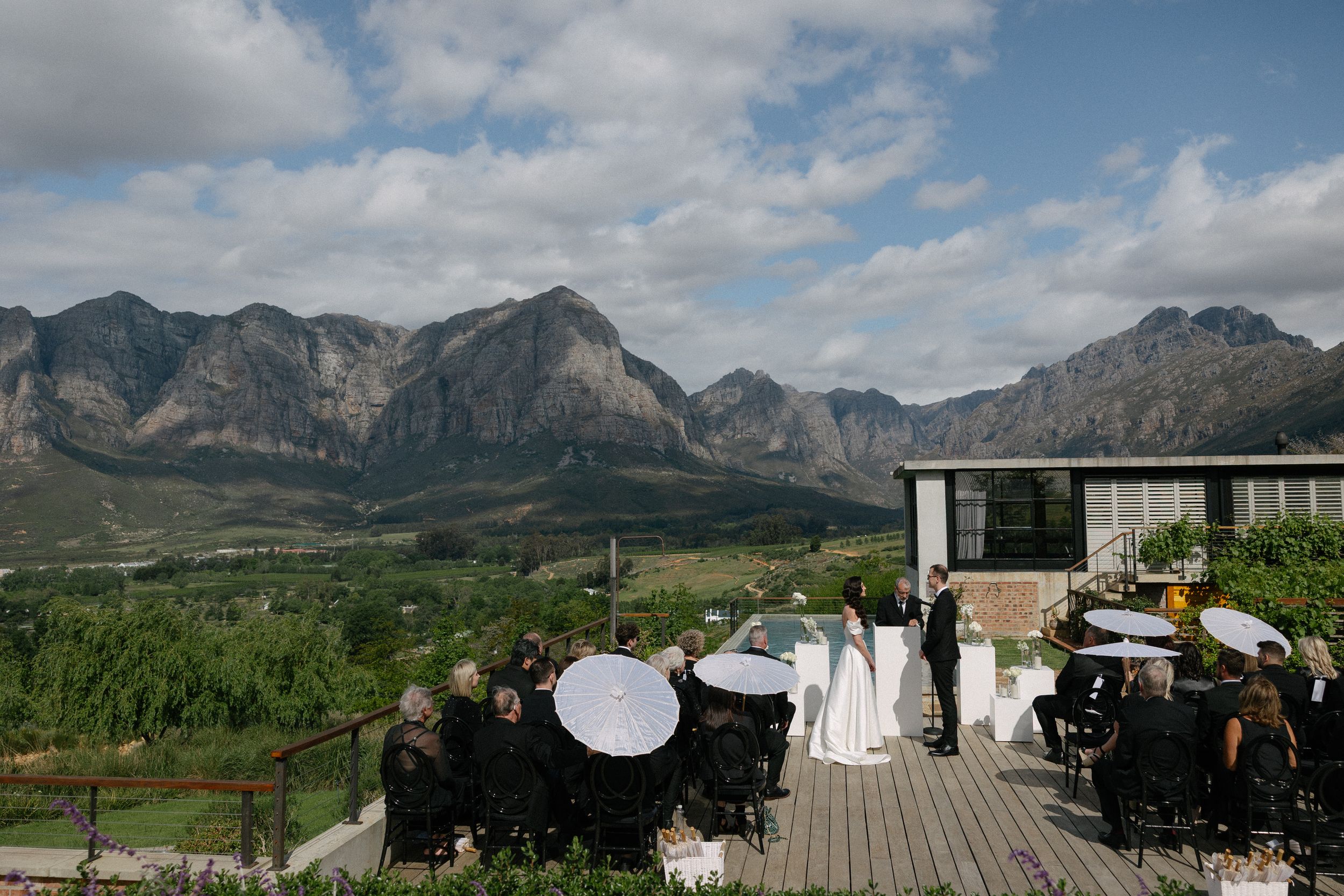 Chanel and Wynanad at De Zeven documentary wedding photos capturing authentic celebrations. A Cape Winelands wedding