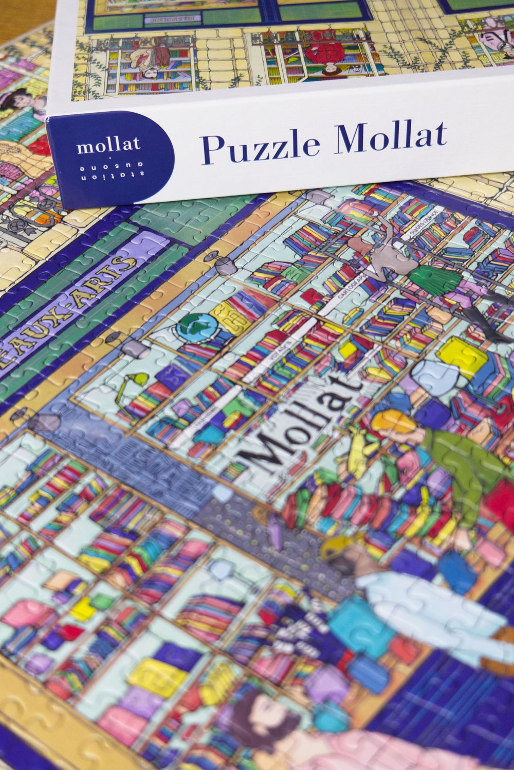 Photos de produit, photo de produit, photo librairie Mollat, photo d'entreprise, Bordeaux, photo puzzle,   puzzle Mollat