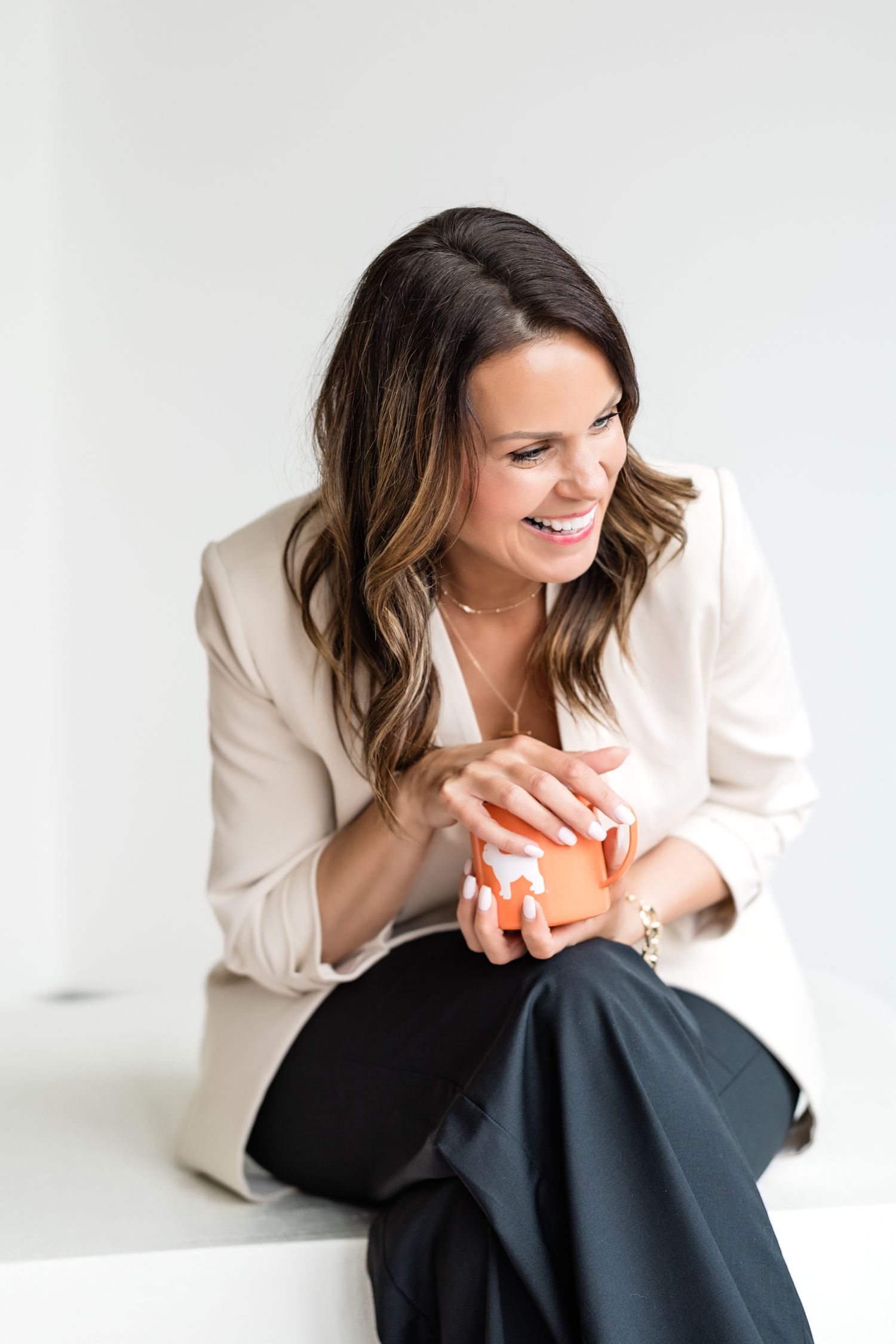 Bangor Maine Realtor showcases her fun and happy personality in a brand content portrait that helps with her social media strategy.