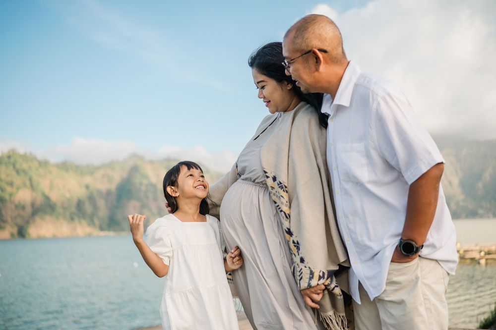 Family Photo at Kintamani Bali