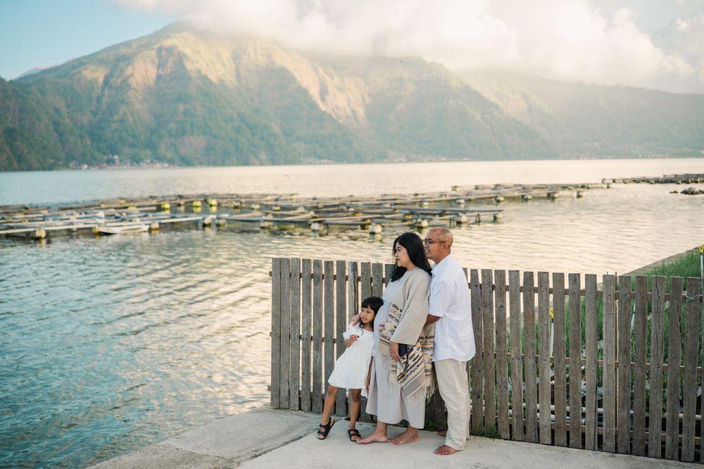 Family Photo at Kintamani Bali