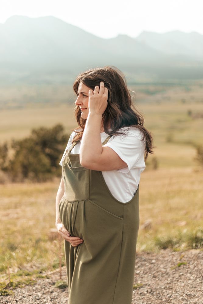 Westminster CO motherhood photographer at home in warm natural light | Westminster CO motherhood photographer