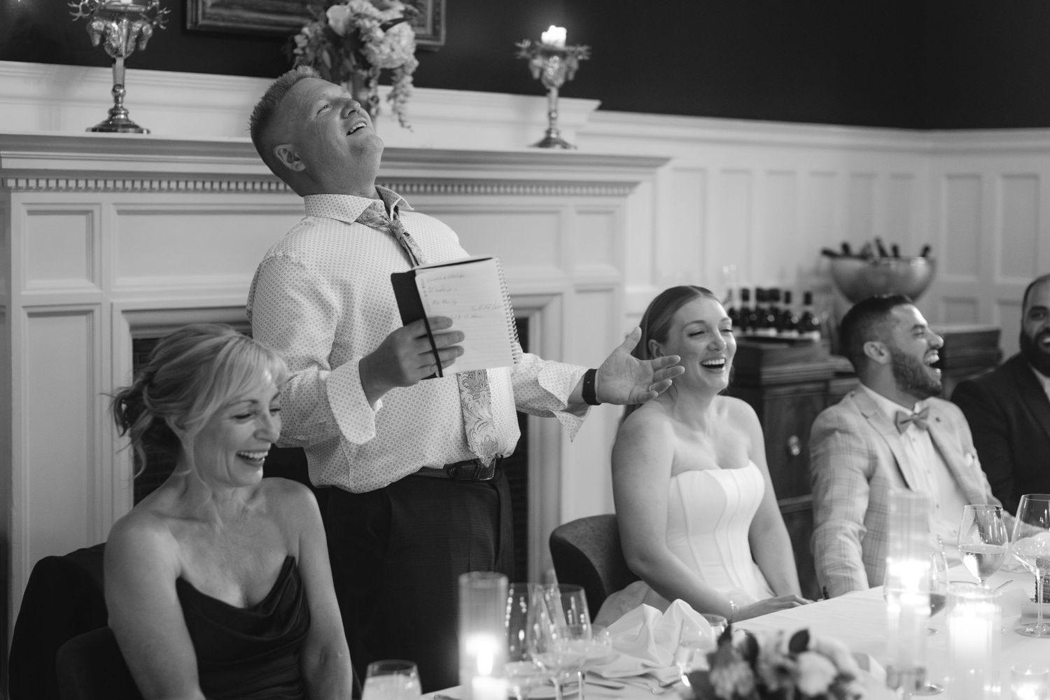 An intimate wedding - candidly photographed by Cassie Cetlin - at Langdon Hall.