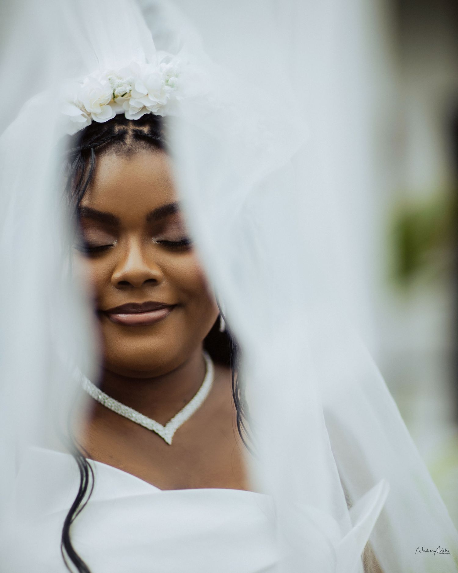 Editorial luxury bridal wedding portrait, Nicole Adehi VALEO Photography award-winning