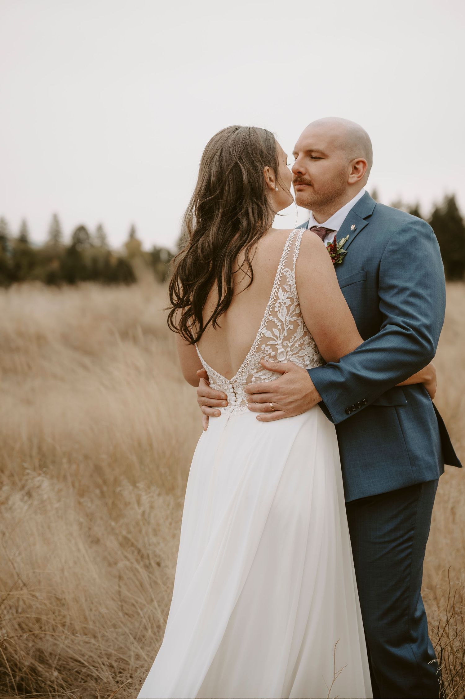 A collection of intimate family photos showing tender moments between parents and children in warm neutral tones.