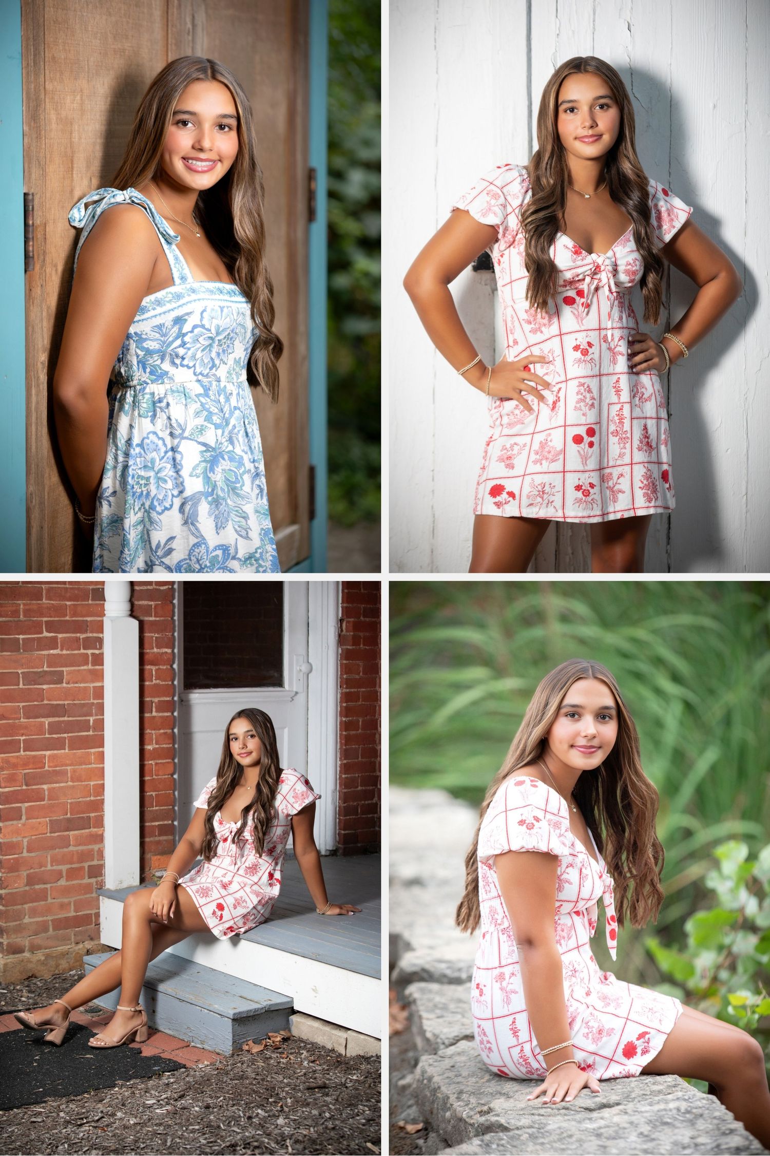 Bishop Watterson senior pictures at Everal Barn.  Senior pictures in the park.  Boho senior pictures. Everal Barn & Homestead senior pics