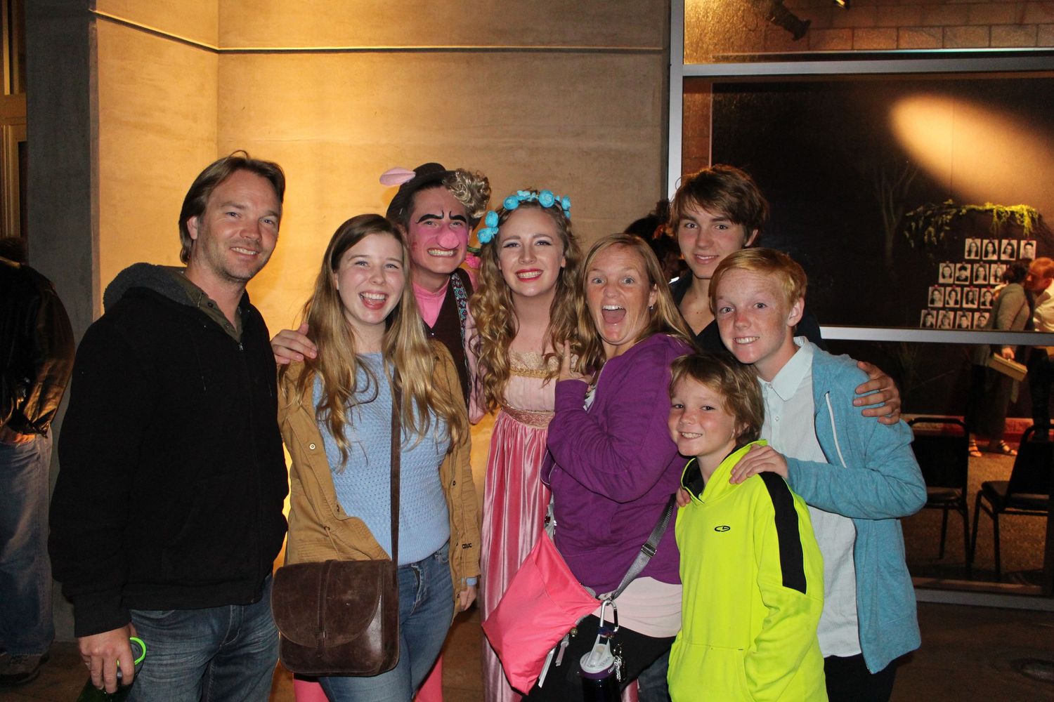 a group of friends at a play