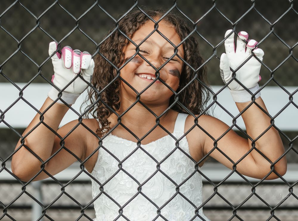 Kids birthday photography, sports themed photography, softball