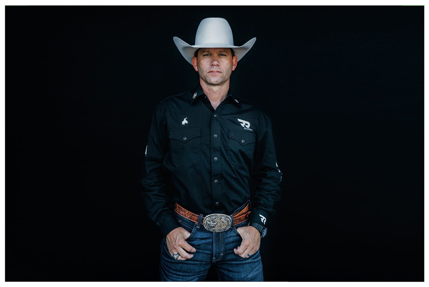 Colby Yates, coach of the Arizona Ridge Riders PBR Team photographed by Chris Douglas