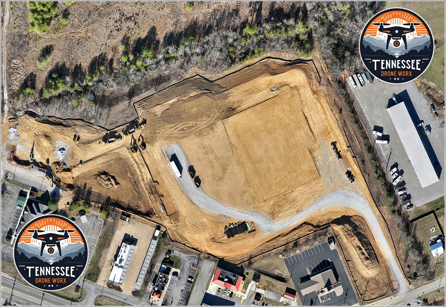 Construction Drone Knoxville pilot