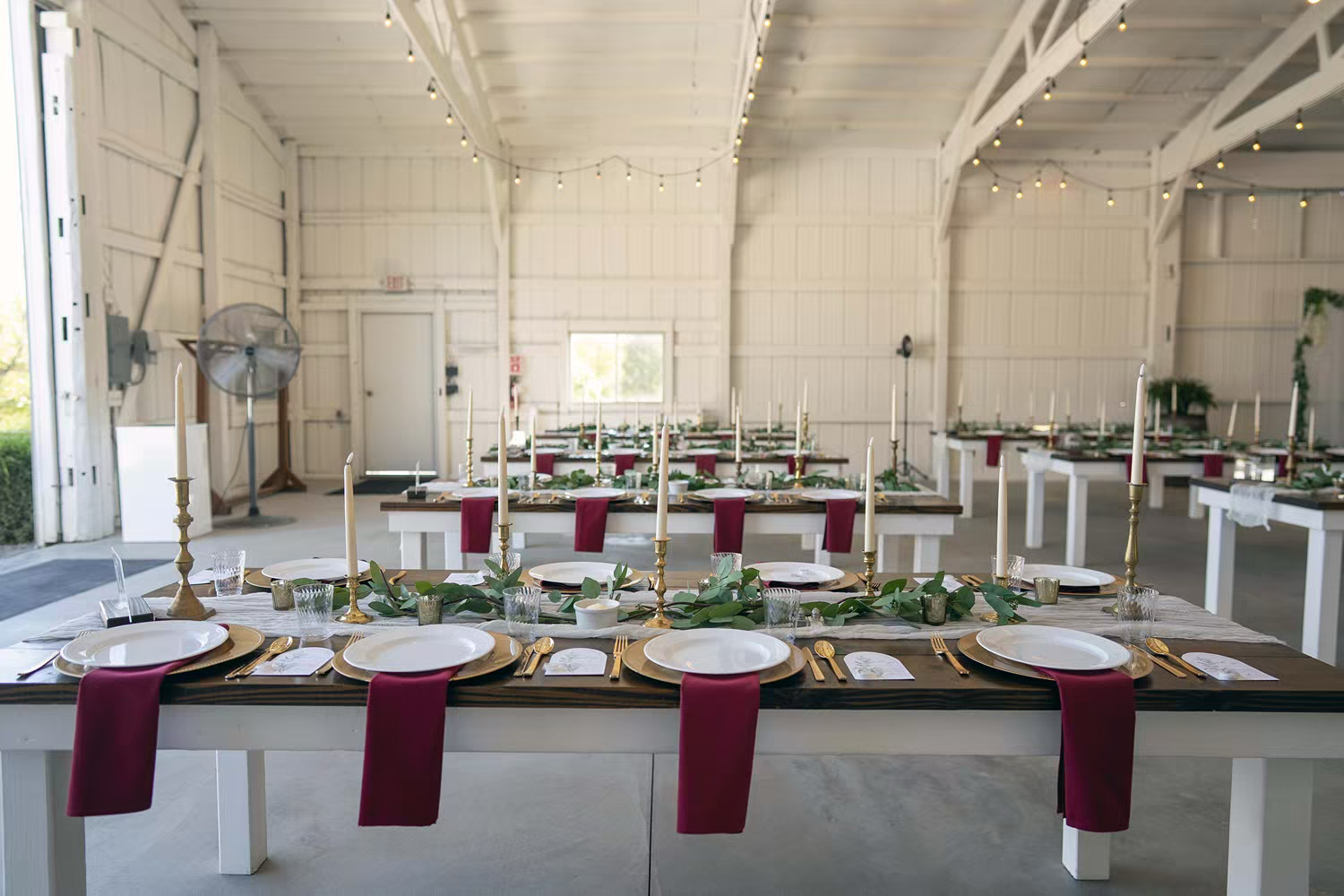 Wedding reception at Alum Creek
