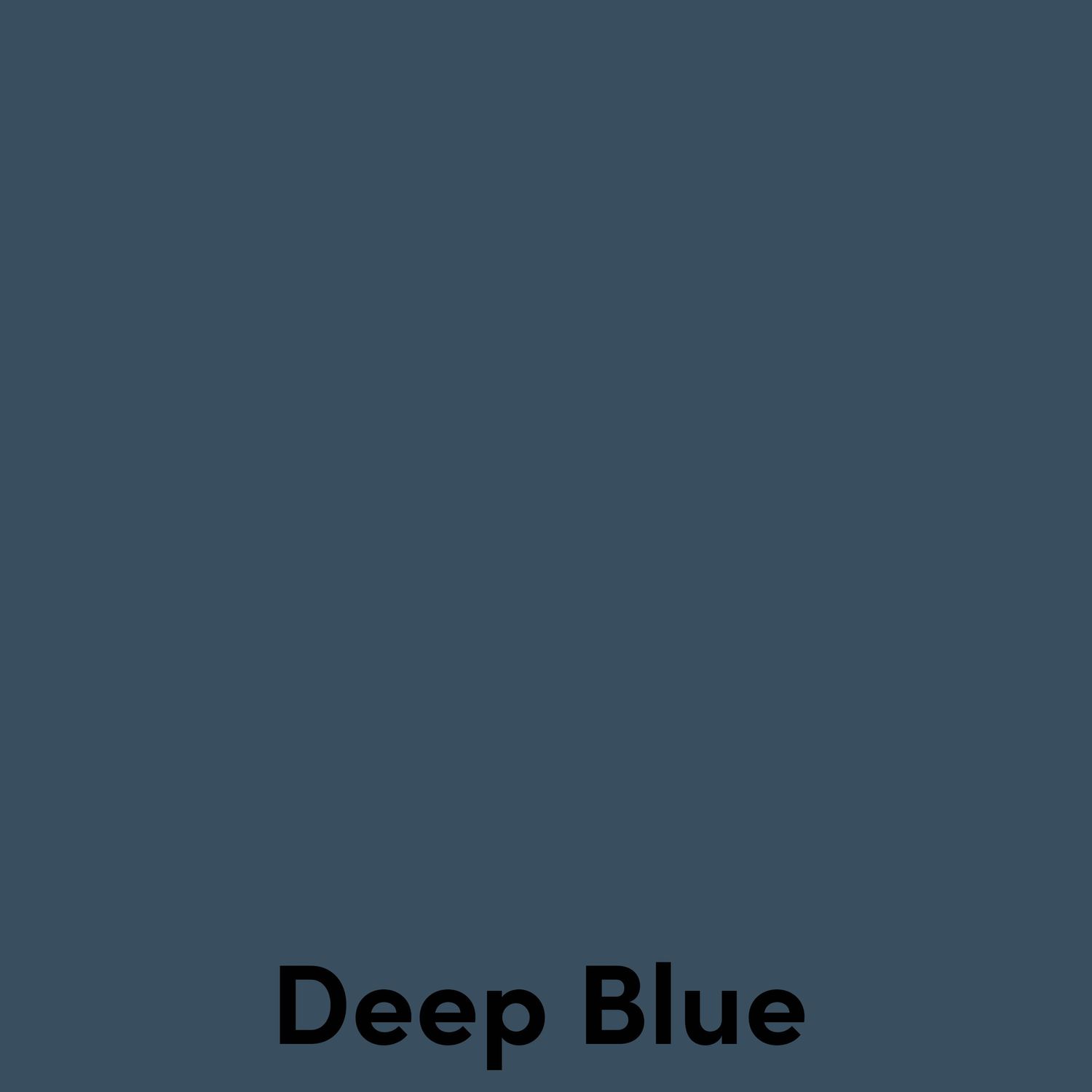 A solid deep blue square with the text 'Deep Blue' at the bottom.