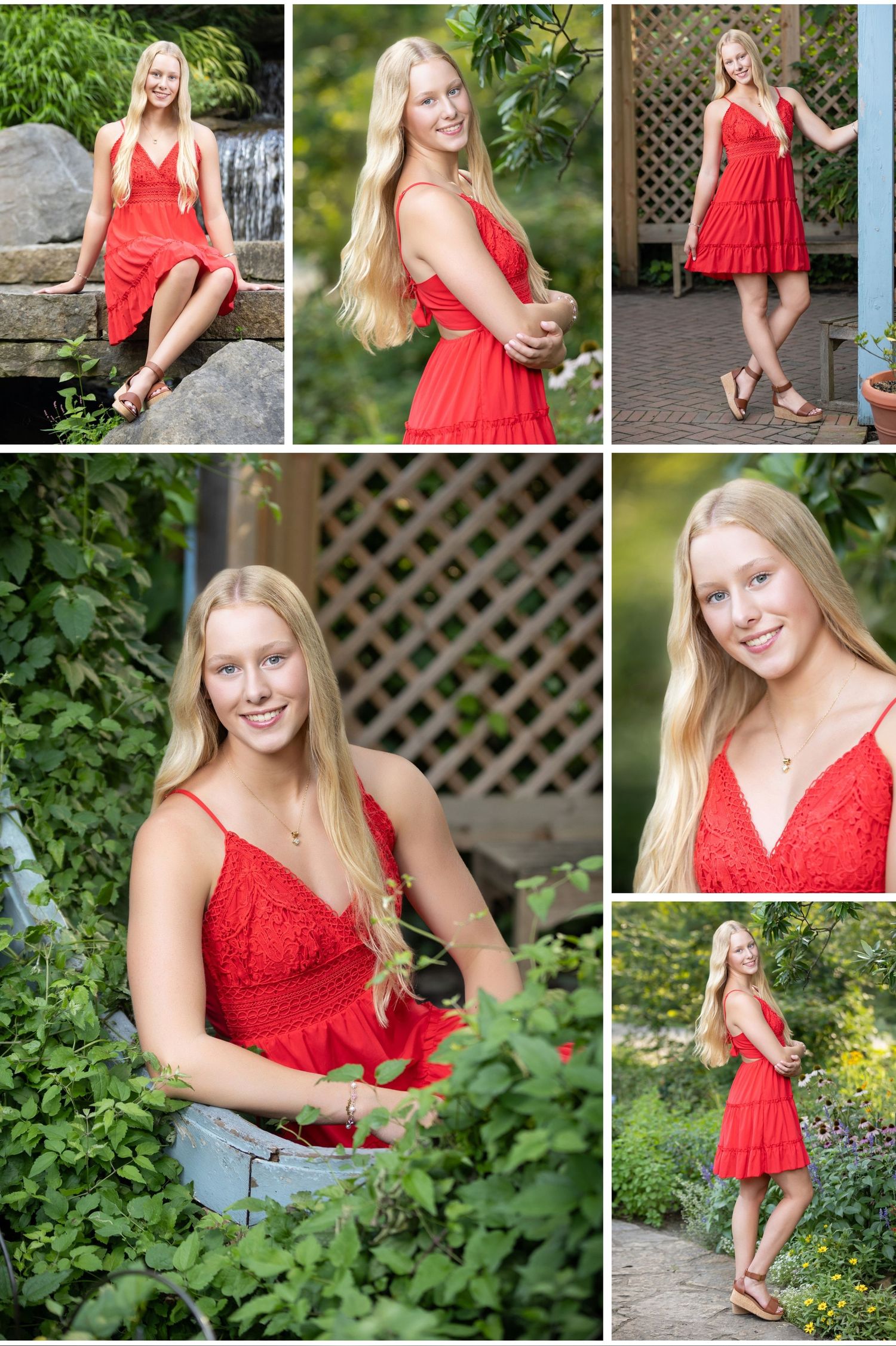 Olentangy Liberty senior pictures in Inniswoods.  Senior pictures in the park.  Floral senior pictures.