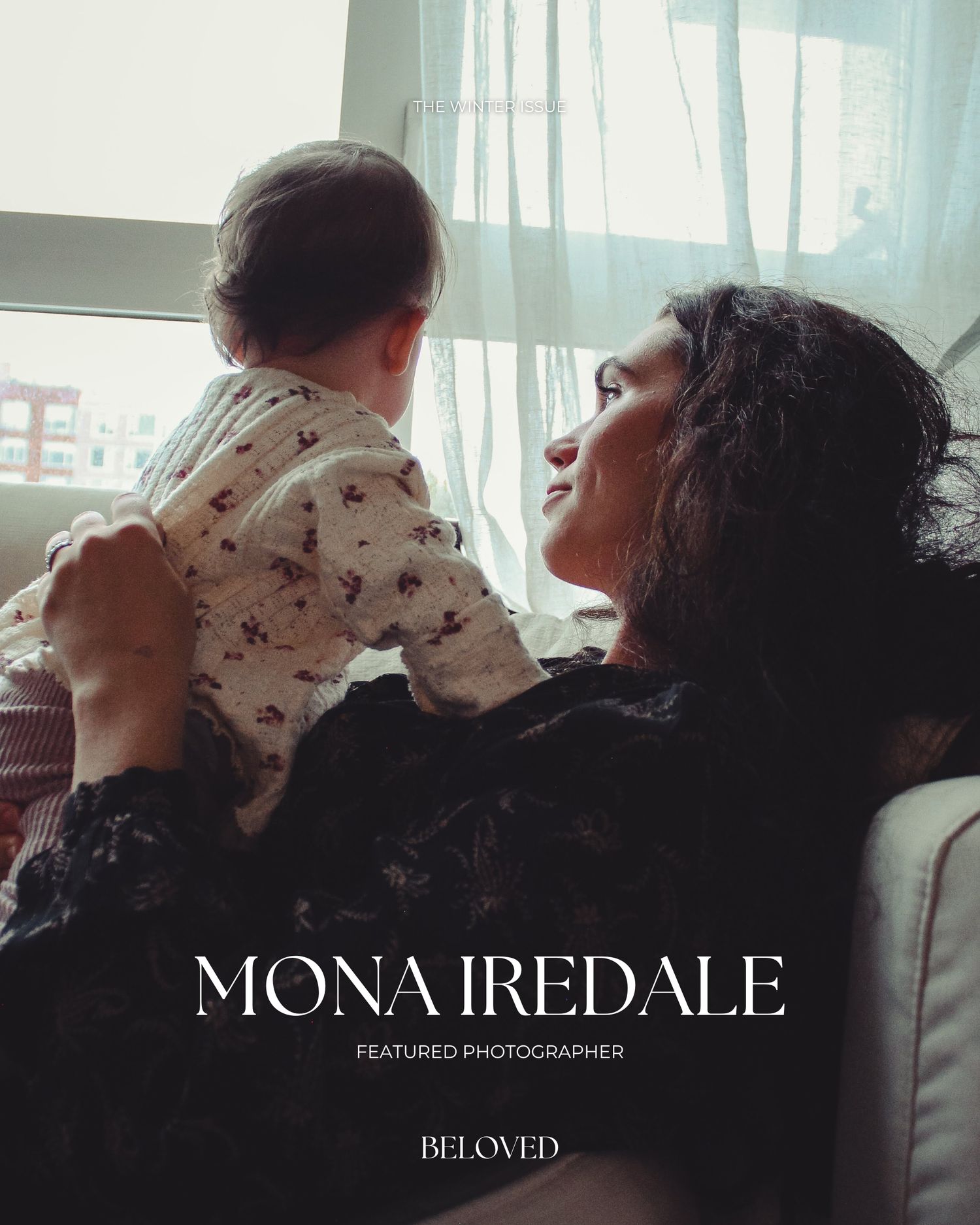 Featured photograph of a mom and toddler girl looking dreamily out of the window during a motherhood photosession in Vancouver, BC.