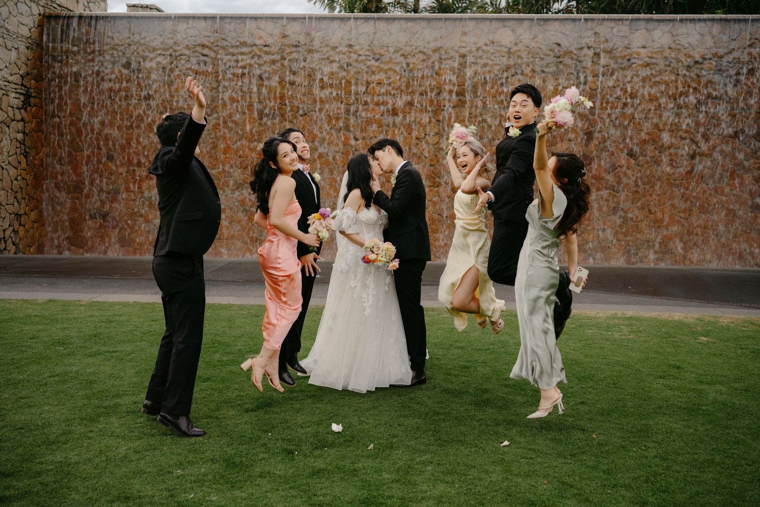 “Beautiful wedding at Roma Street Park in Brisbane, captured by a Brisbane wedding photographer.”