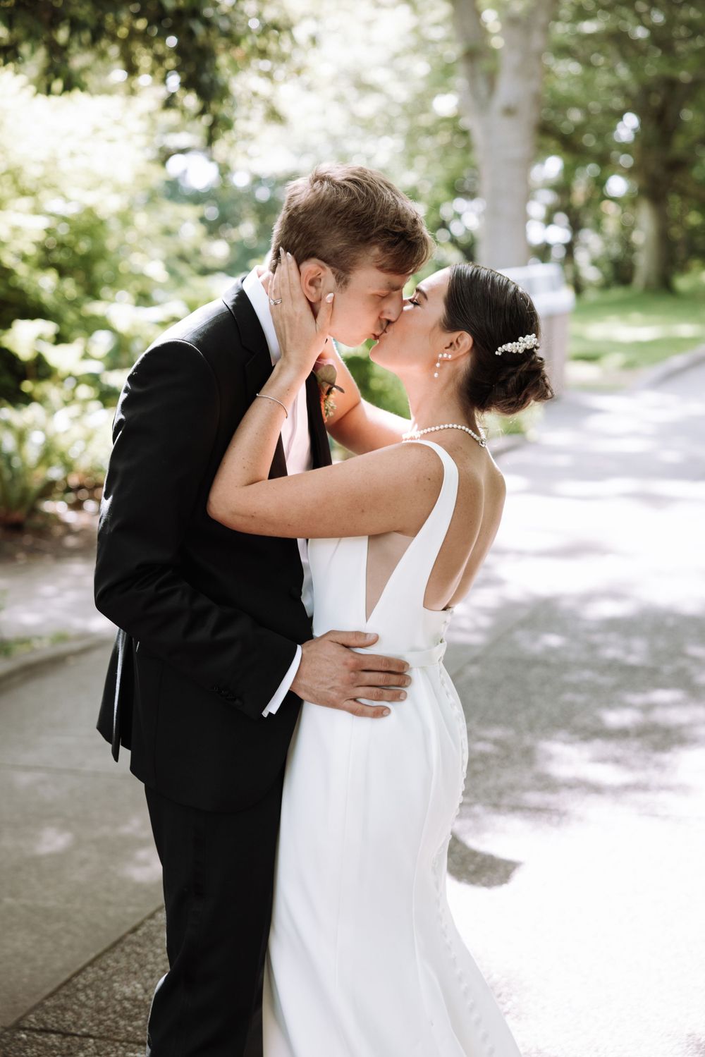 Sam and Liz at The Rooftop Pavilion at Hotel Ballard in SeattleSeattle Wedding Photographer - The Rooftop Pavilion at Ho