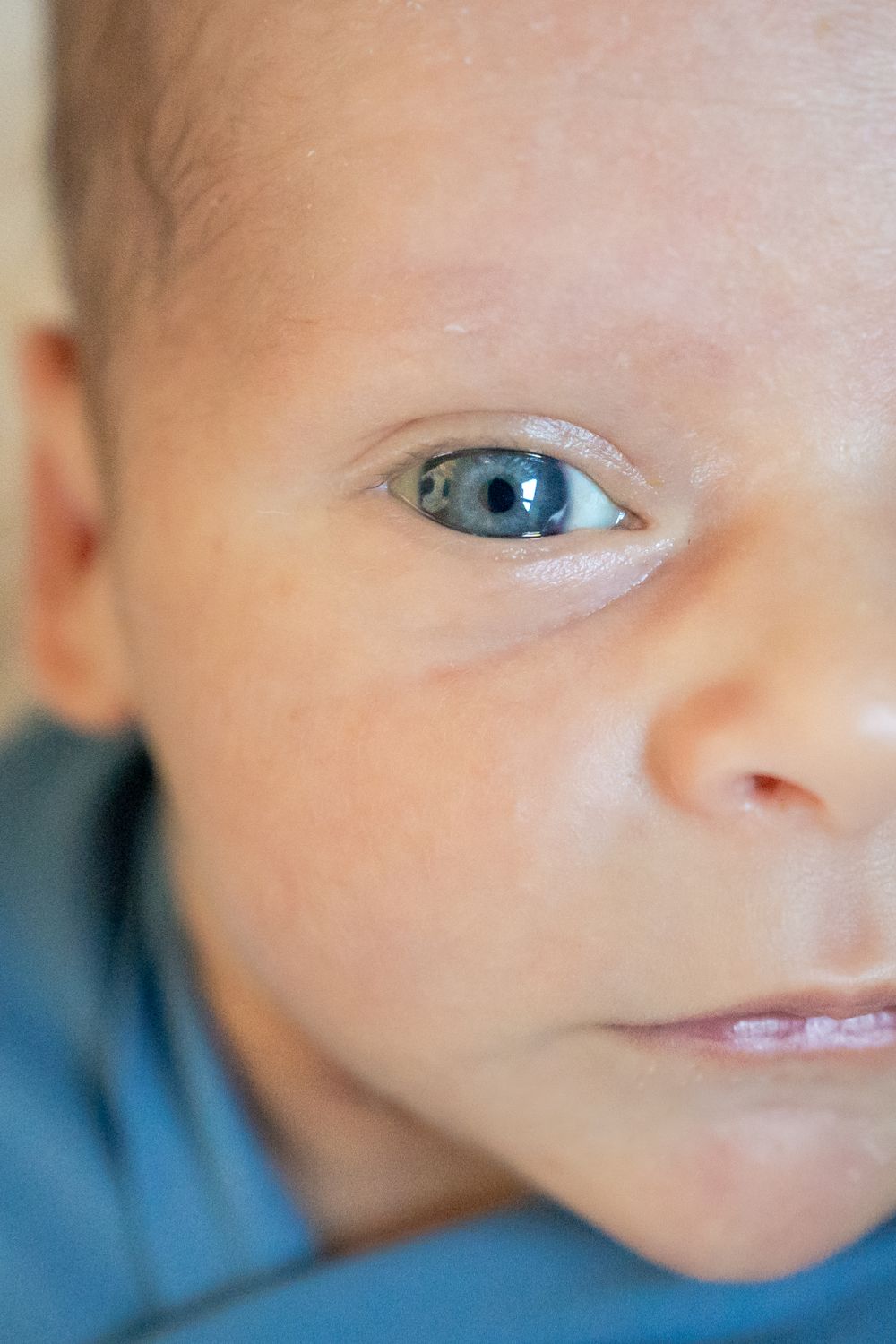 baby boy's eye