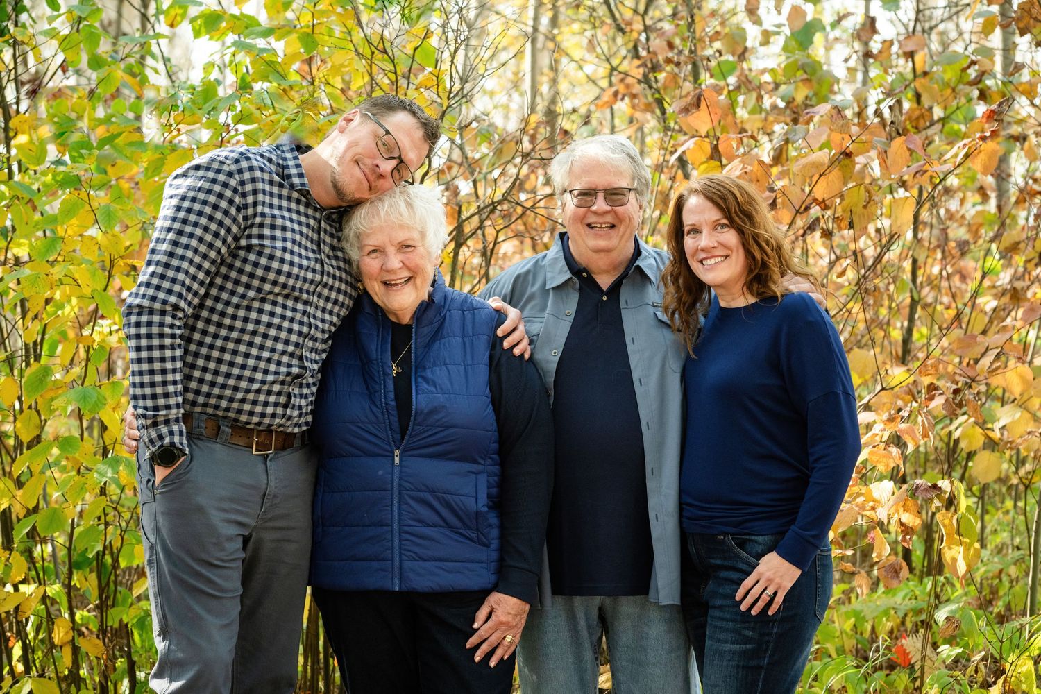 Family Photos in woods Carlton Minnesota