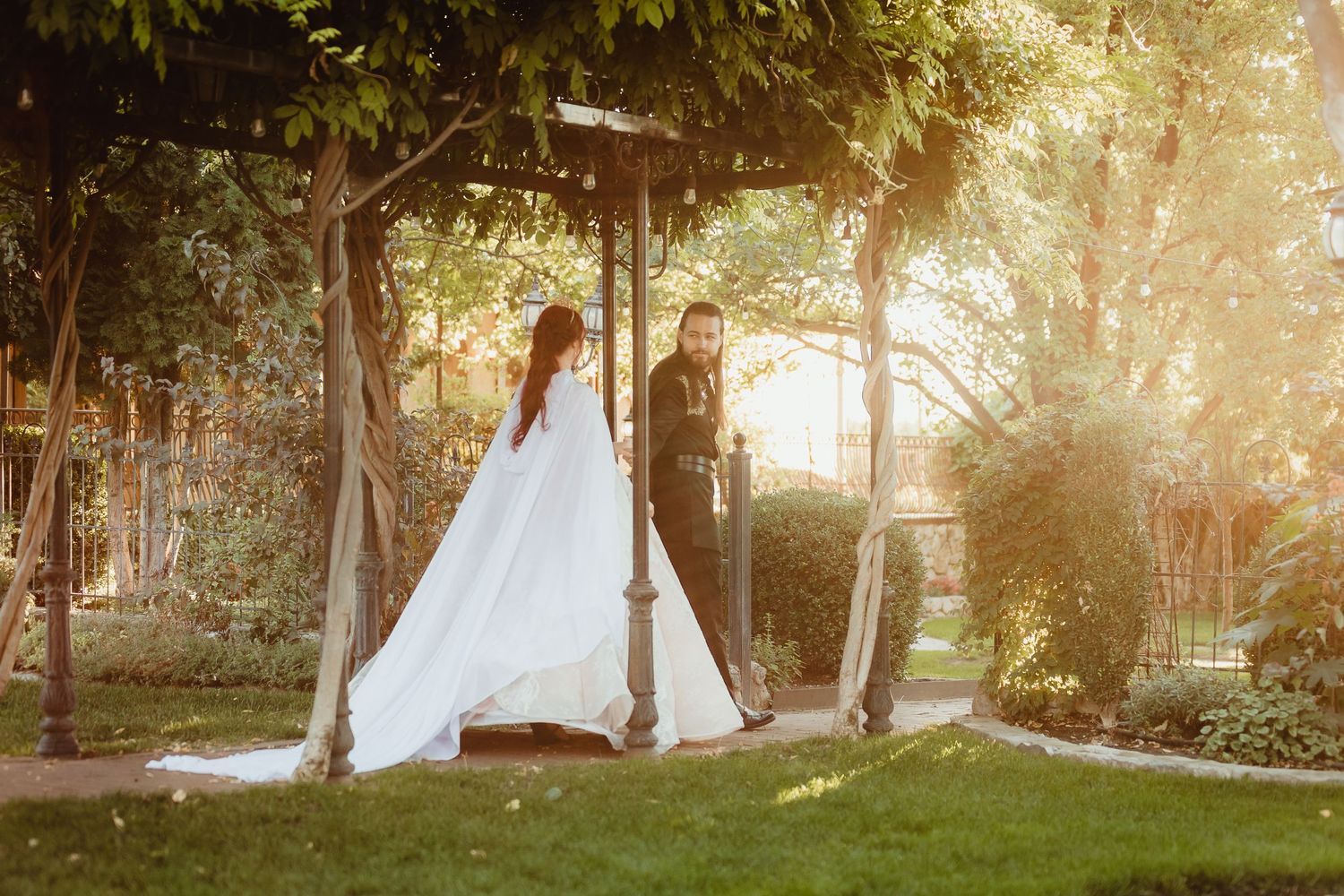fantasy bride and groom Wadley Farms Castle Pleasant Grove Utah