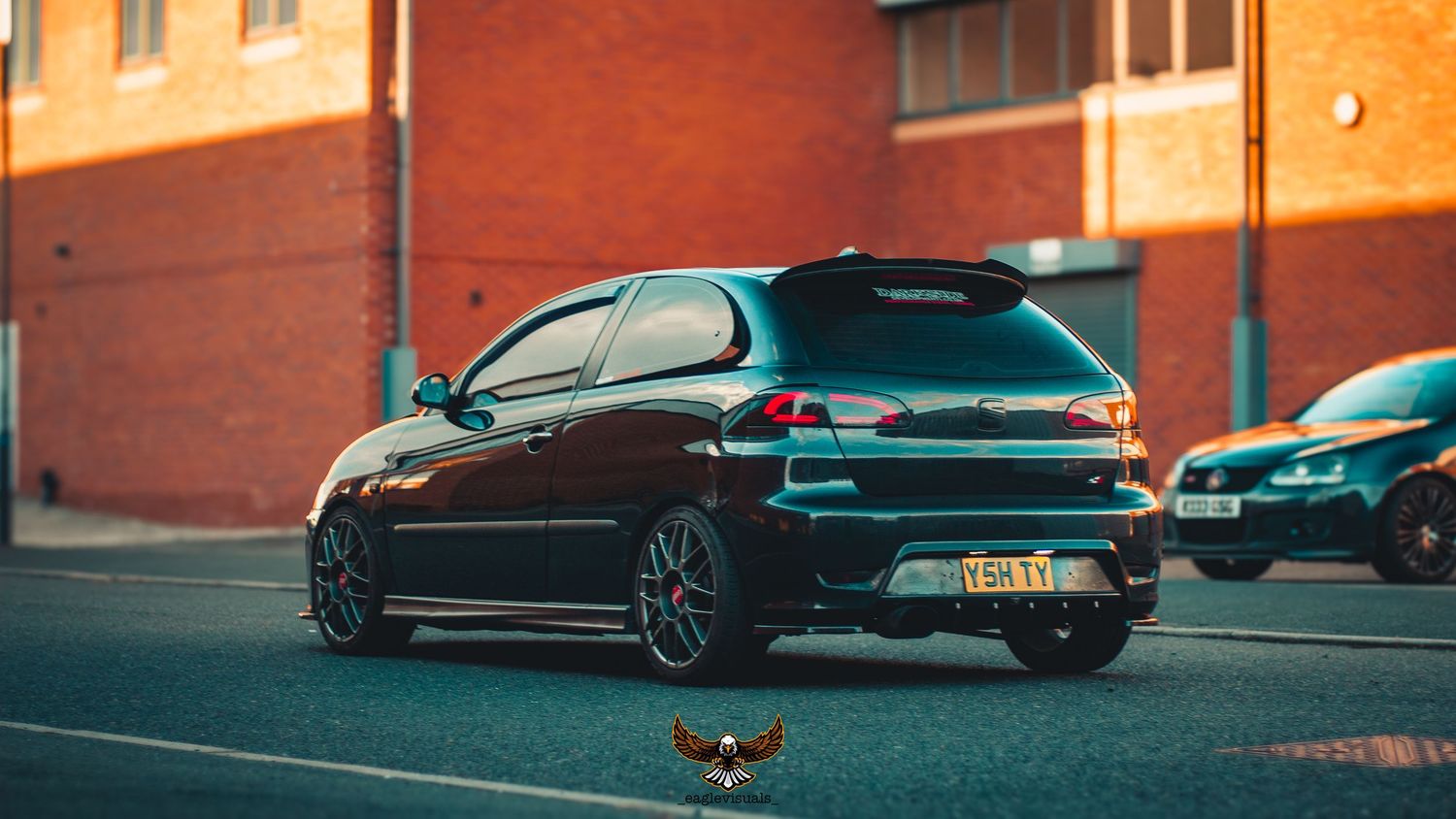 Static shot of a Seat Ibiza FR