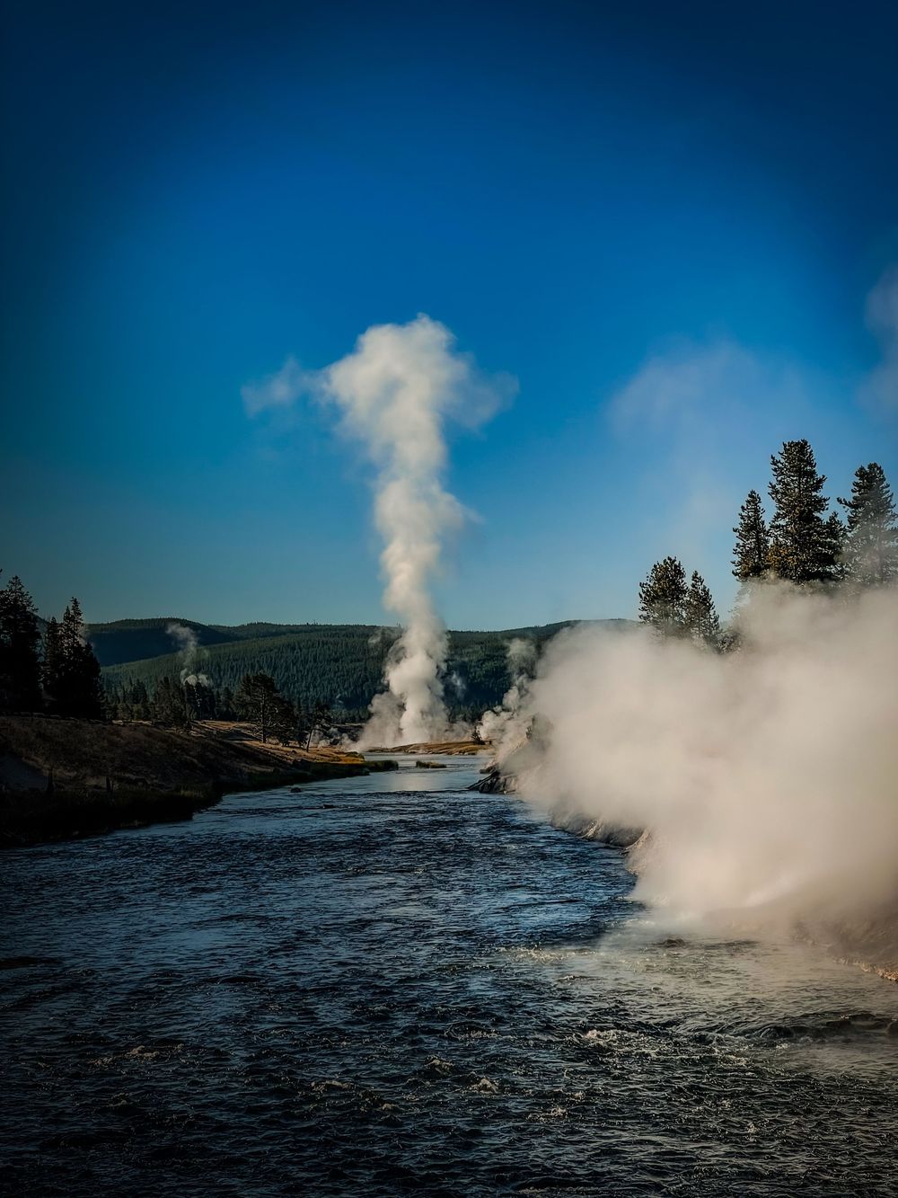 steamy river