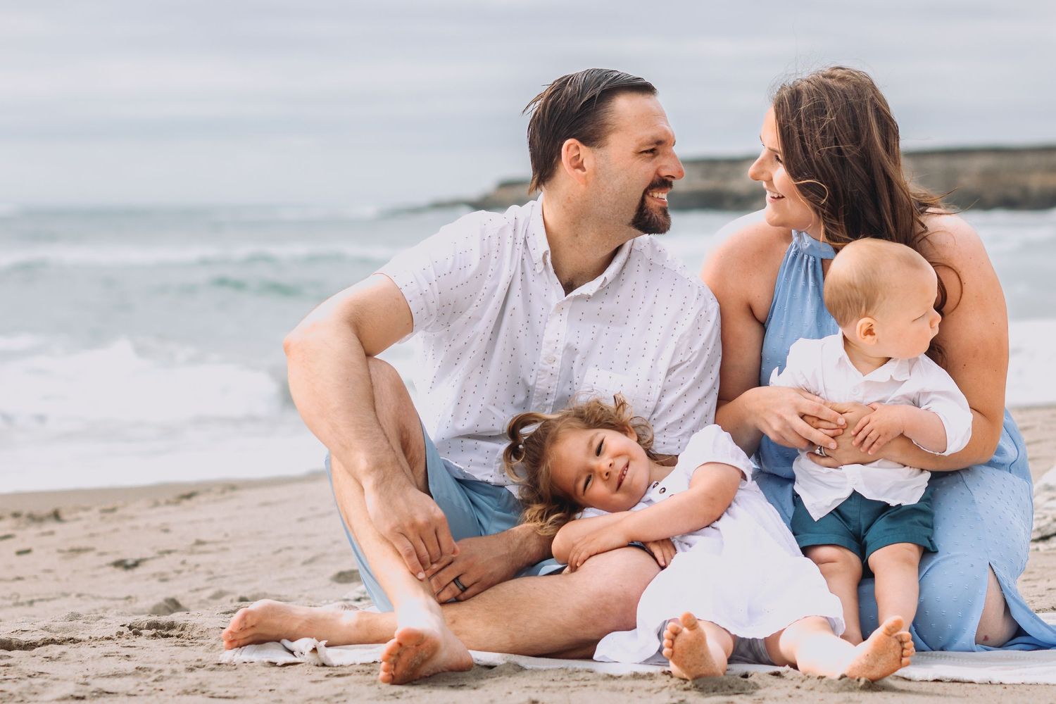 Family beach summer session Santa Barbara County CA